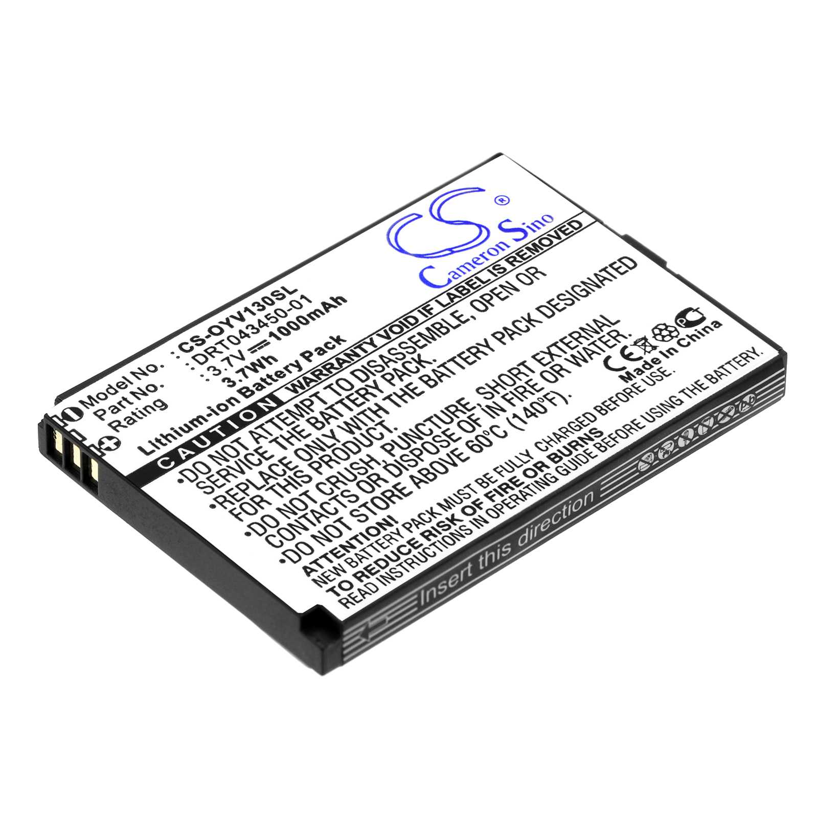 Batteria Li-ion 3.7V 1000mAh - CS-EAC110SL