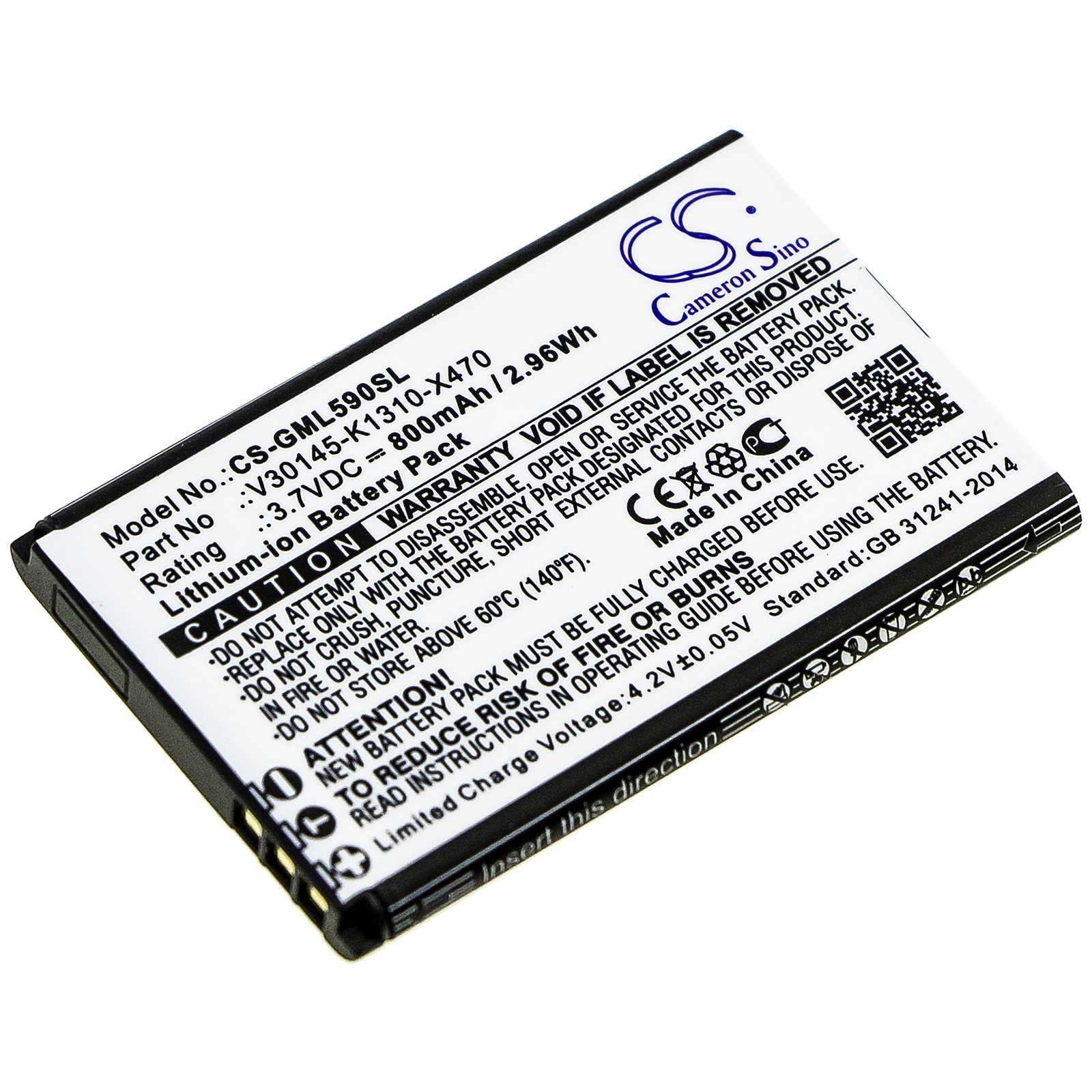 Batteria Li-Polymer 3.8V 2400mAh - CS-EAS200SL