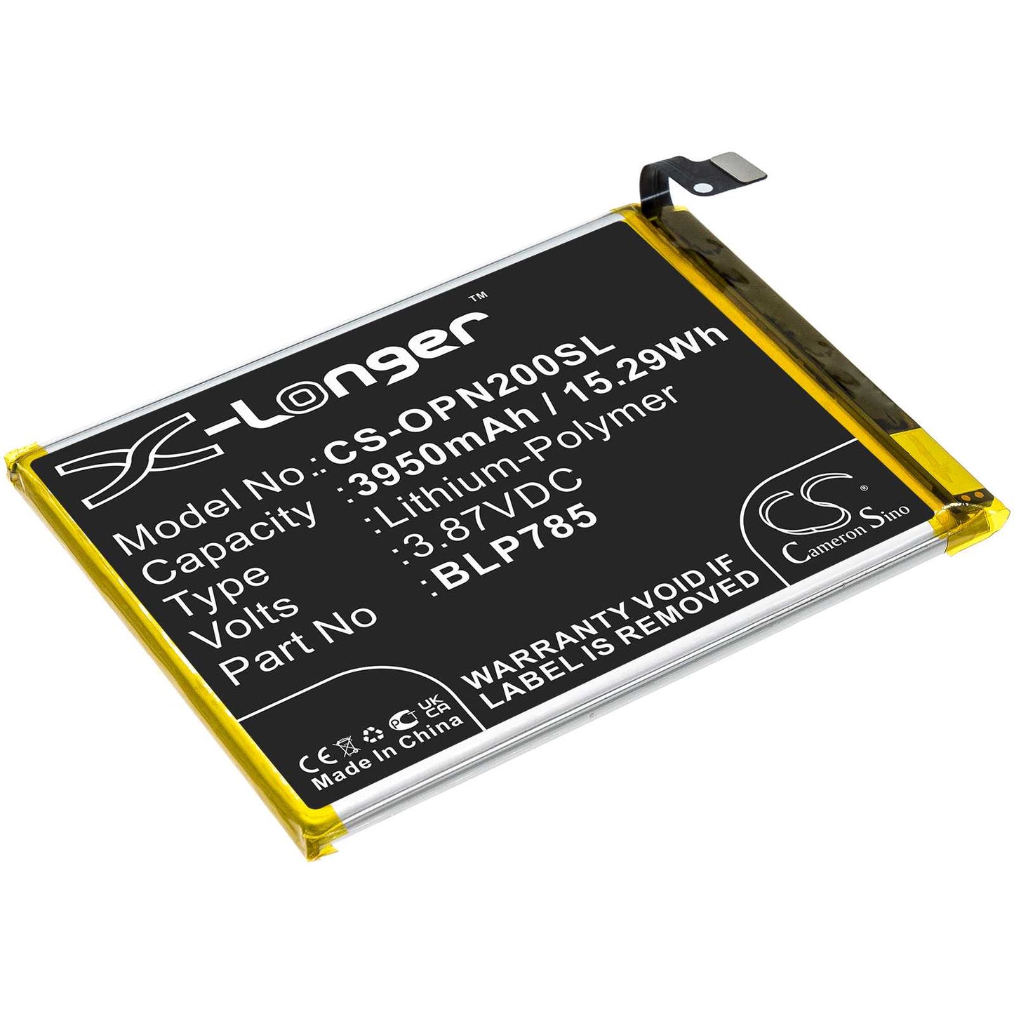 Batteria Li-Polymer 3.8V 2100mAh - CS-EAS300SL