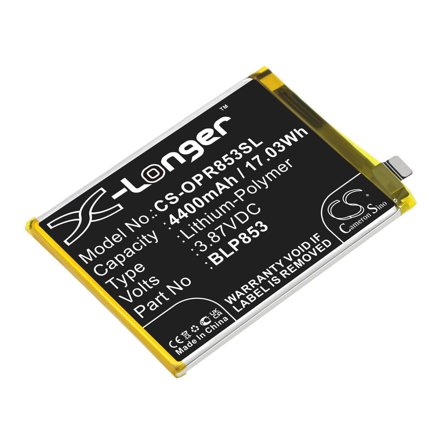 Batteria Li-ion 3.7V 1100mAh - CS-EAV188SL