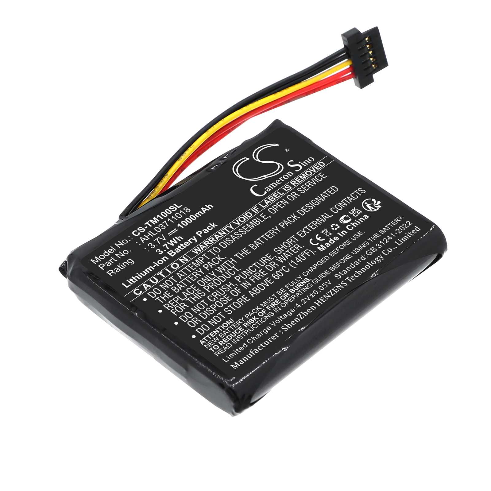 Batteria Li-Polymer 3.7V 1200mAh - CS-FKF6SL