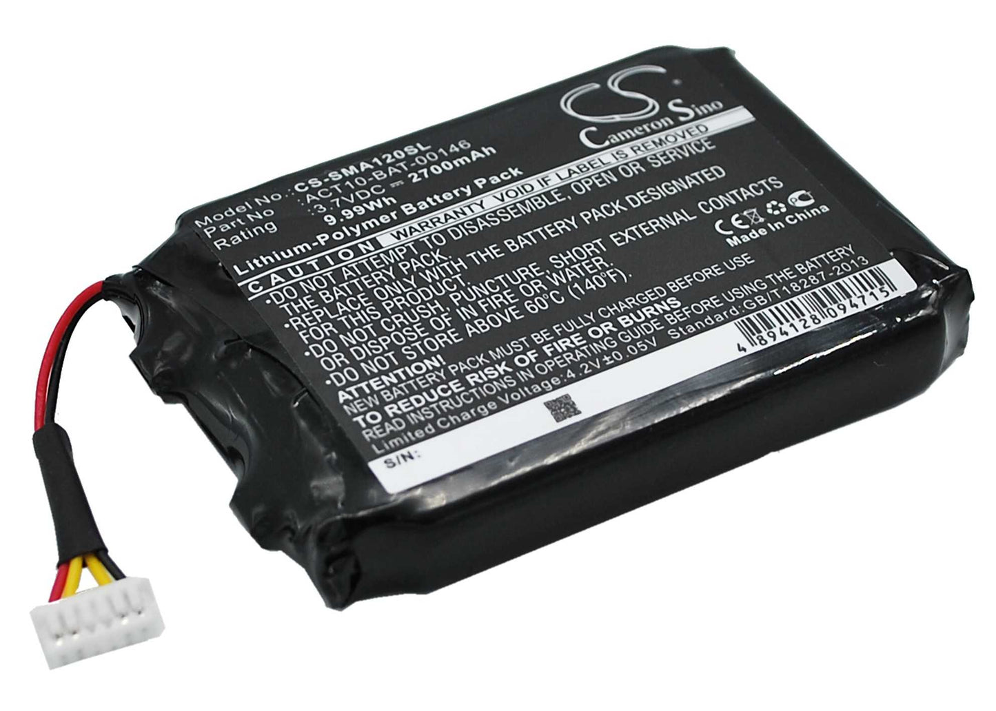 Batteria Li-ion 3.7V 1800mAh - CS-FKX320SL