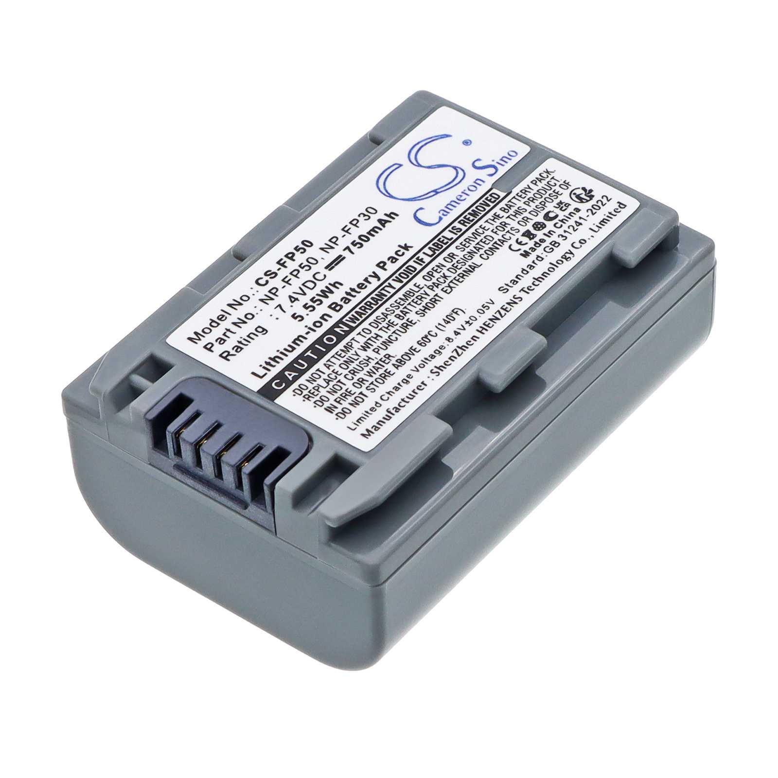 Batteria Li-ion 7.4V 1300mAh - CS-FM50