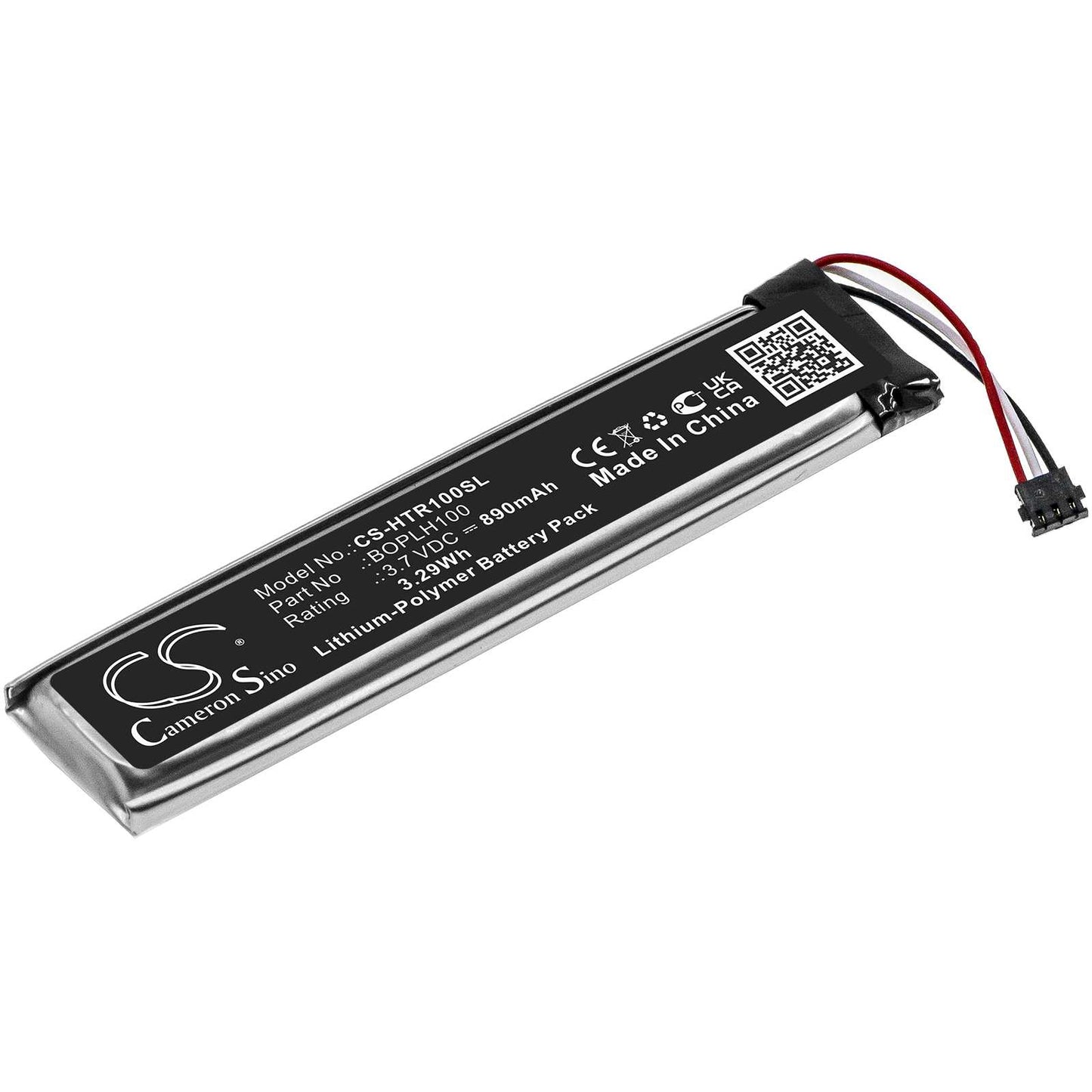 Batteria Li-Polymer 3.8V 330mAh - CS-FTL276SH