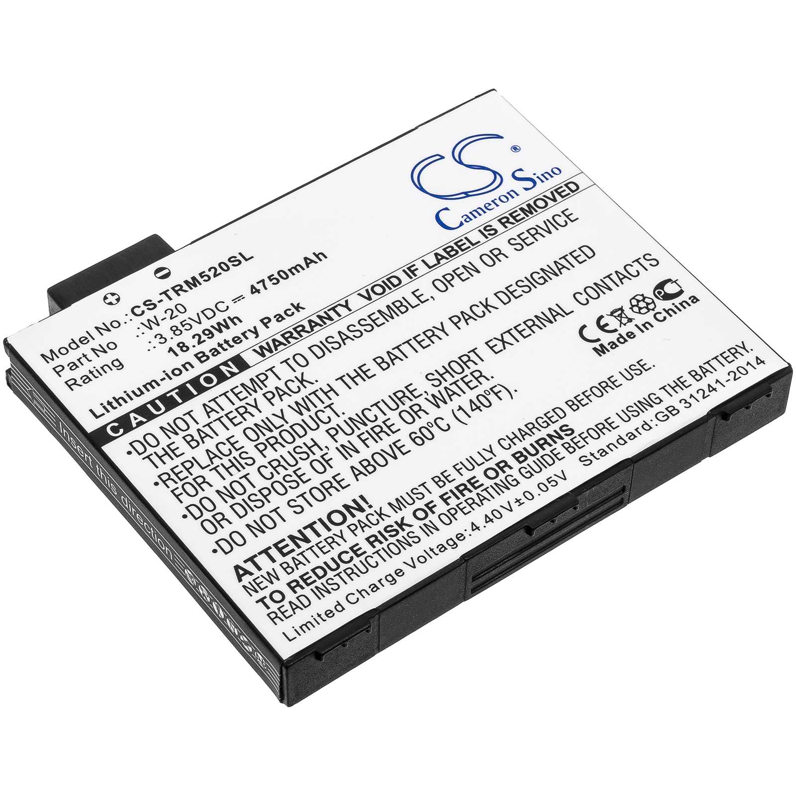 Batteria Li-ion 3.8V 3000mAh - CS-FWR910SL