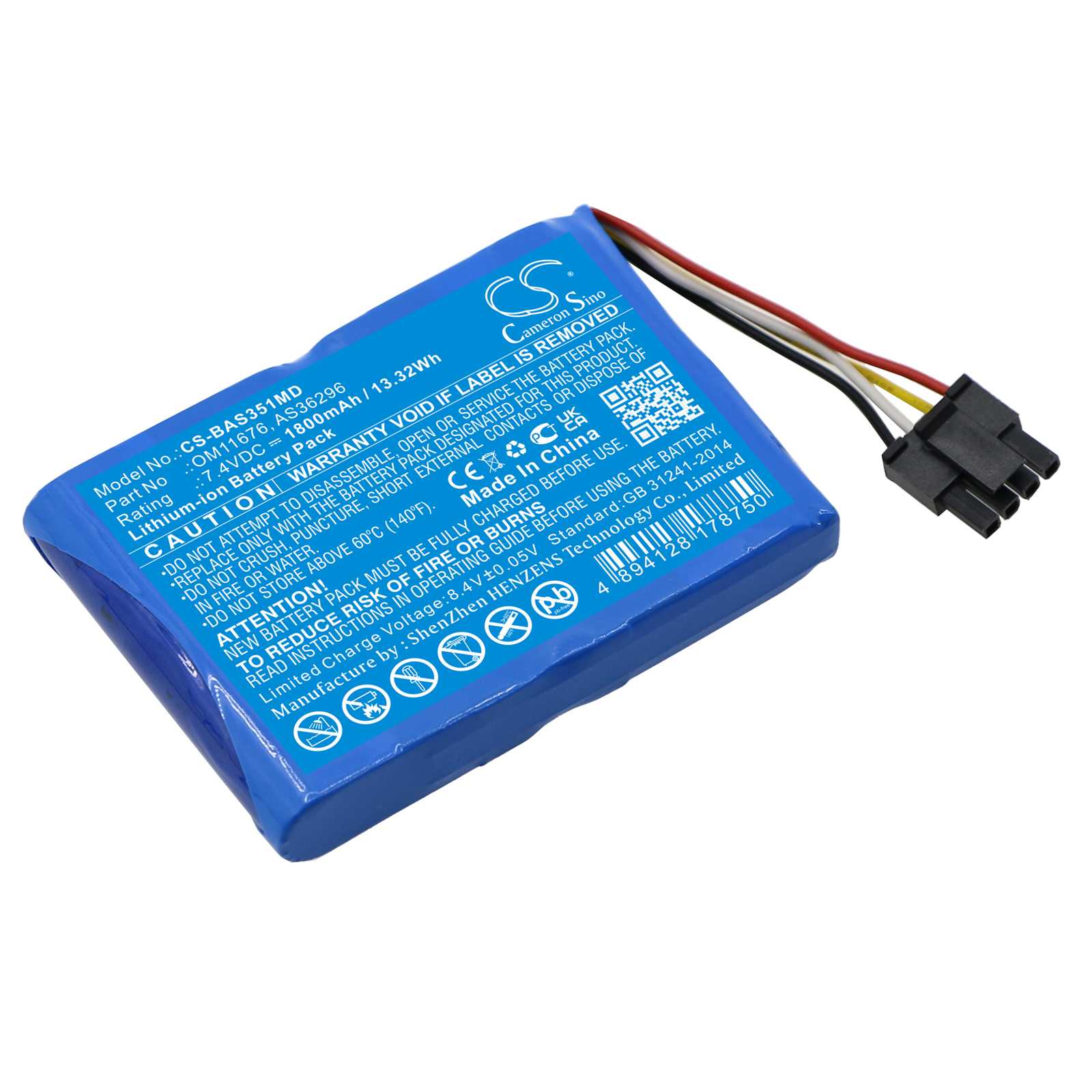 Batteria Li-ion 10.8V 5200mAh - CS-GEC150MD