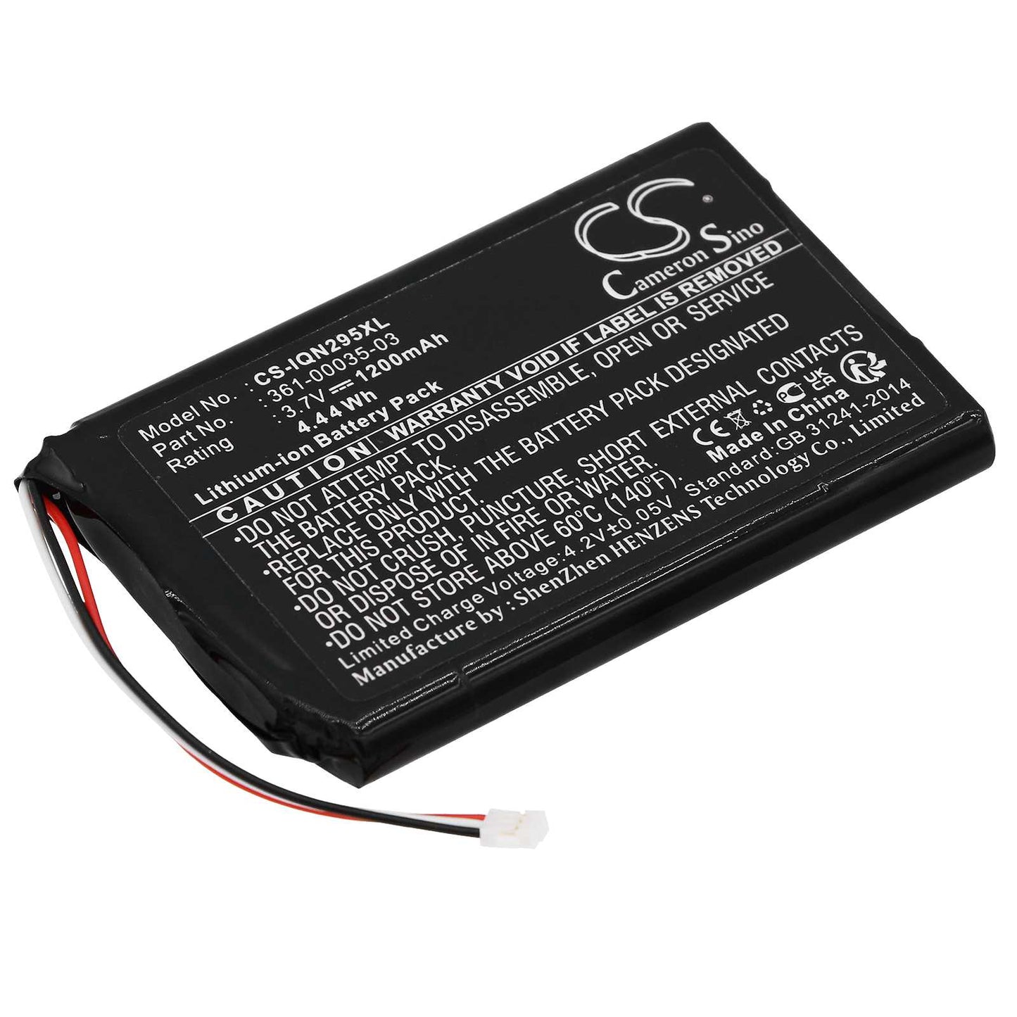 Batteria Li-Polymer 3.7V 1250mAh - CS-GMD560SL
