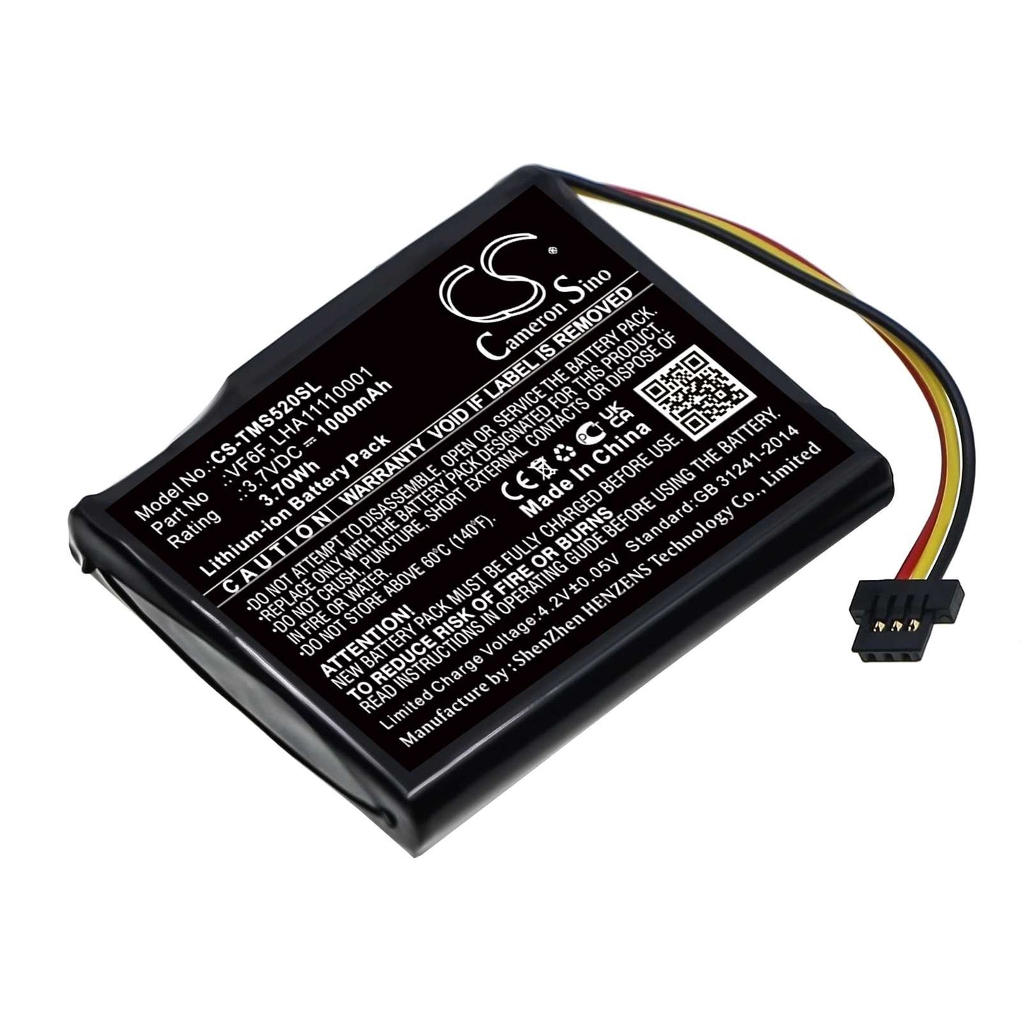 Batteria Li-Polymer 3.7V 150mAh - CS-GME130SL