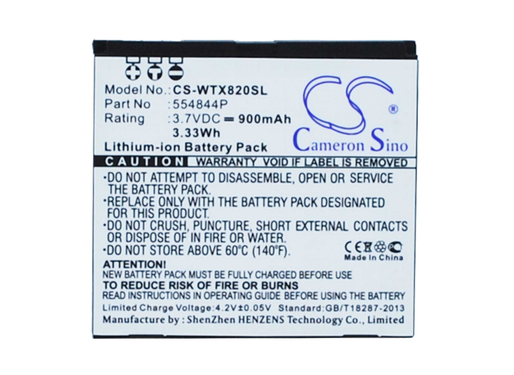 Batteria Ni-MH 2.4V 700mAh - CS-GMW117SL