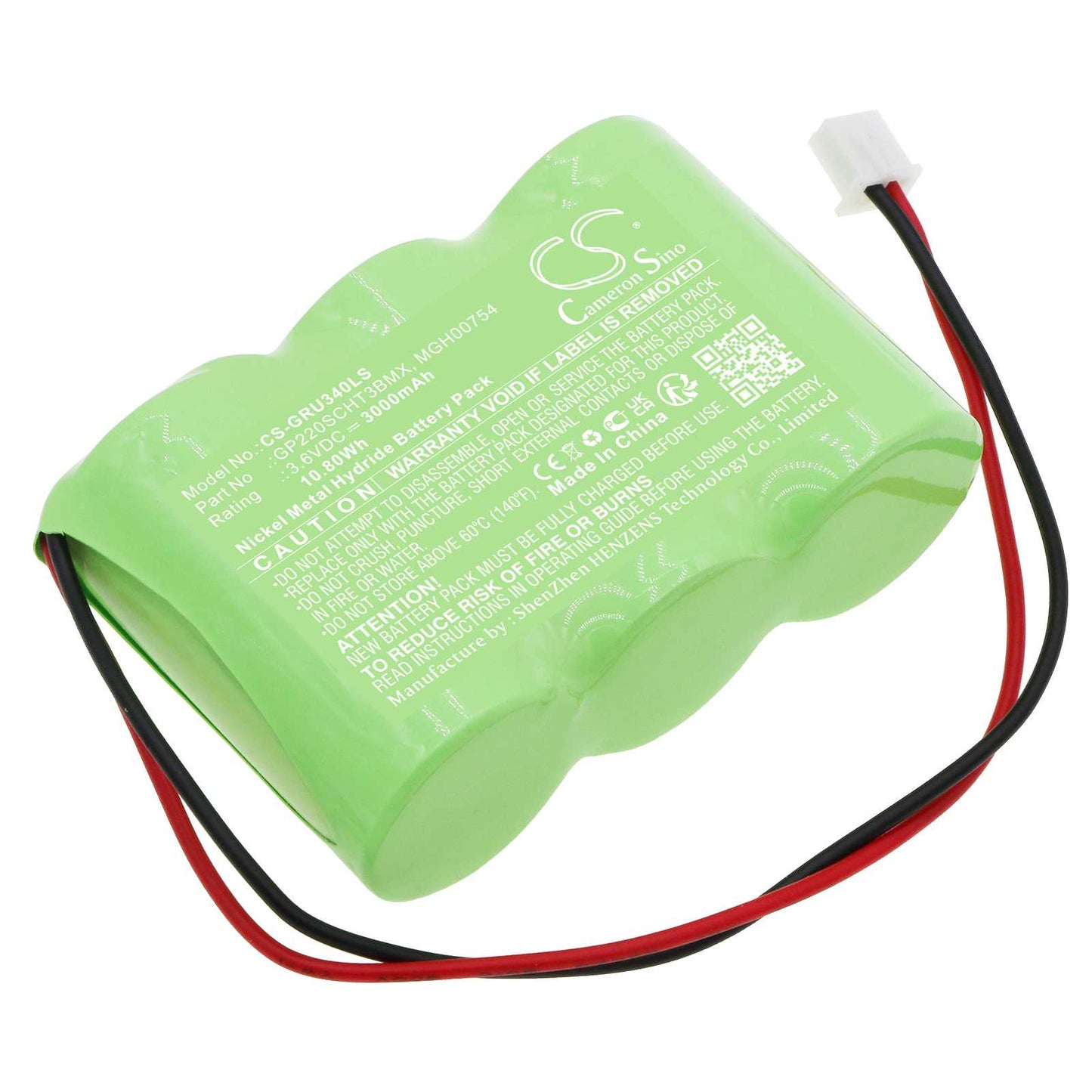 Batteria Ni-MH 6V 1500mAh - CS-GRU550LS