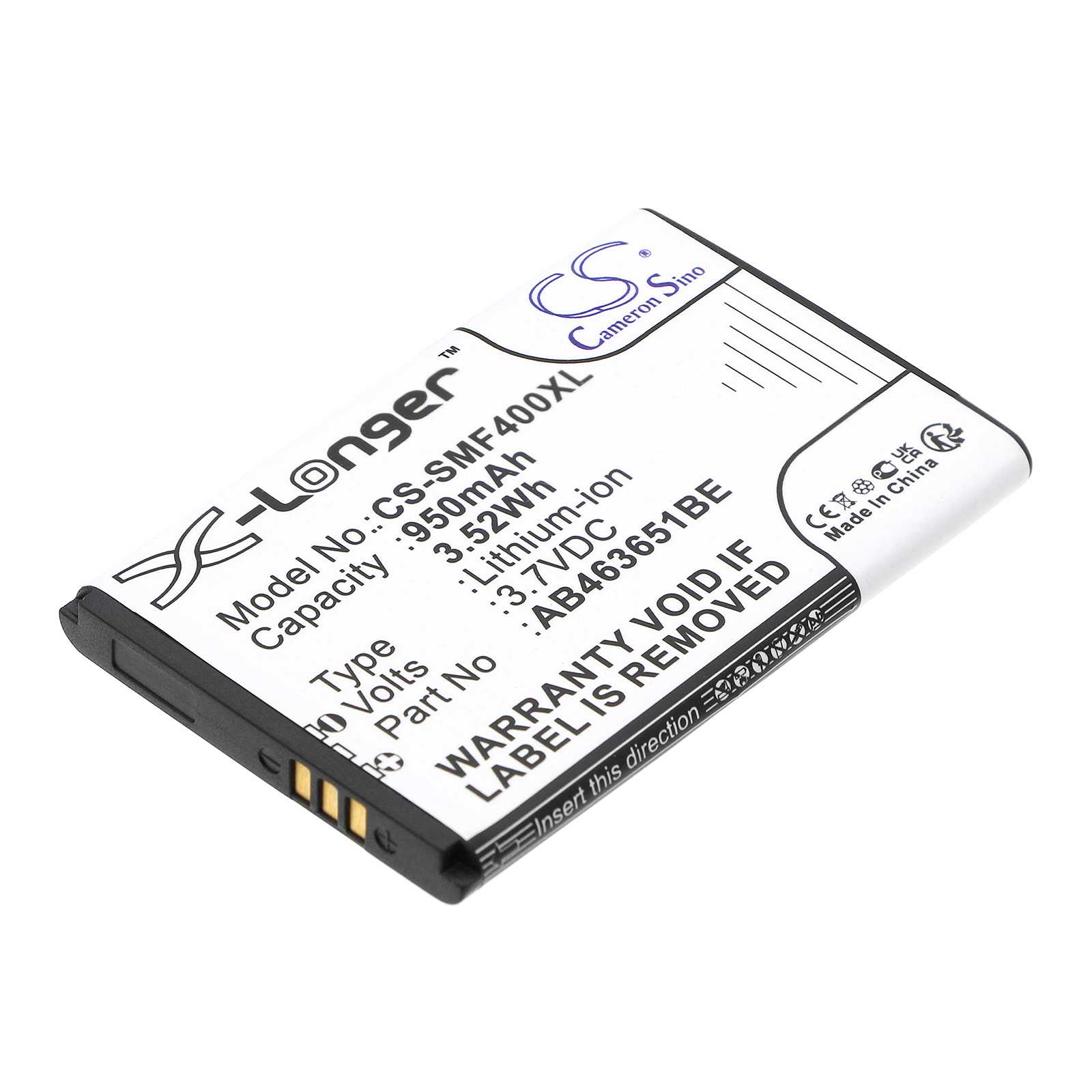 Batteria Li-ion 3.8V 2000mAh - CS-HU9508XL