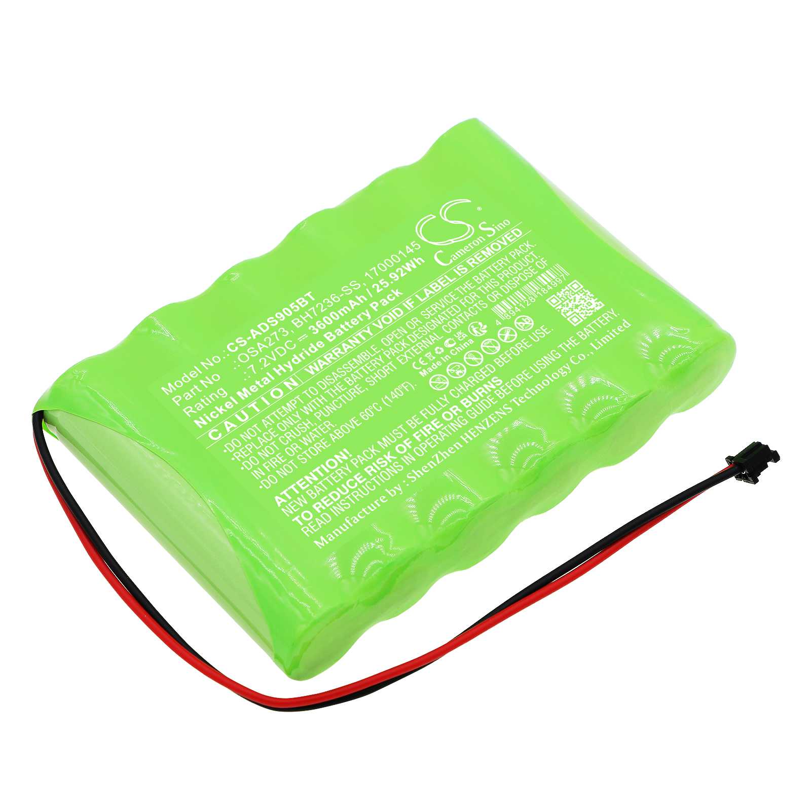 Batteria Li-ion 3.7V 5200mAh - CS-HYP720BT