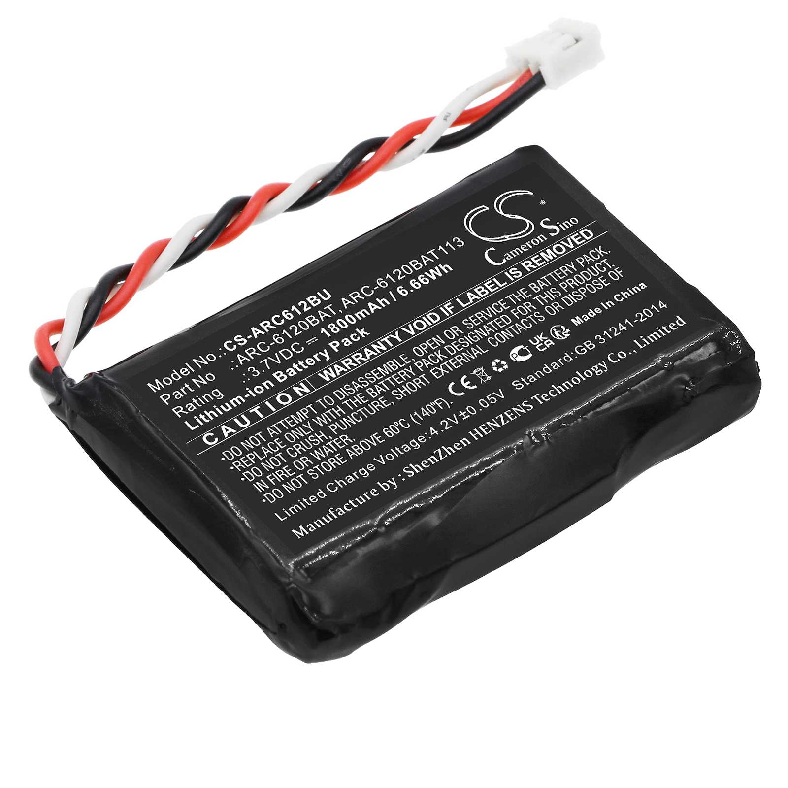 Batteria Li-Polymer 3.7V 3600mAh - CS-IBS965SL