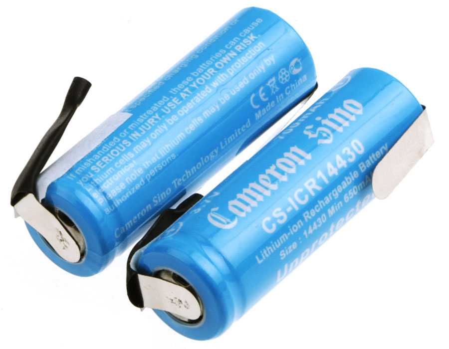 Batteria Li-ion 3.7V 650mAh - CS-ICR14430NE