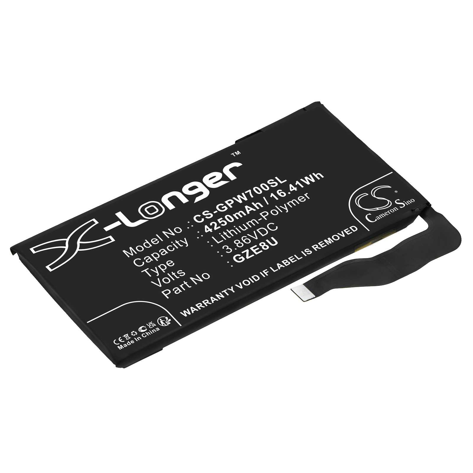 Batteria Li-Polymer 3.83V 3500mAh - CS-IPH110XL