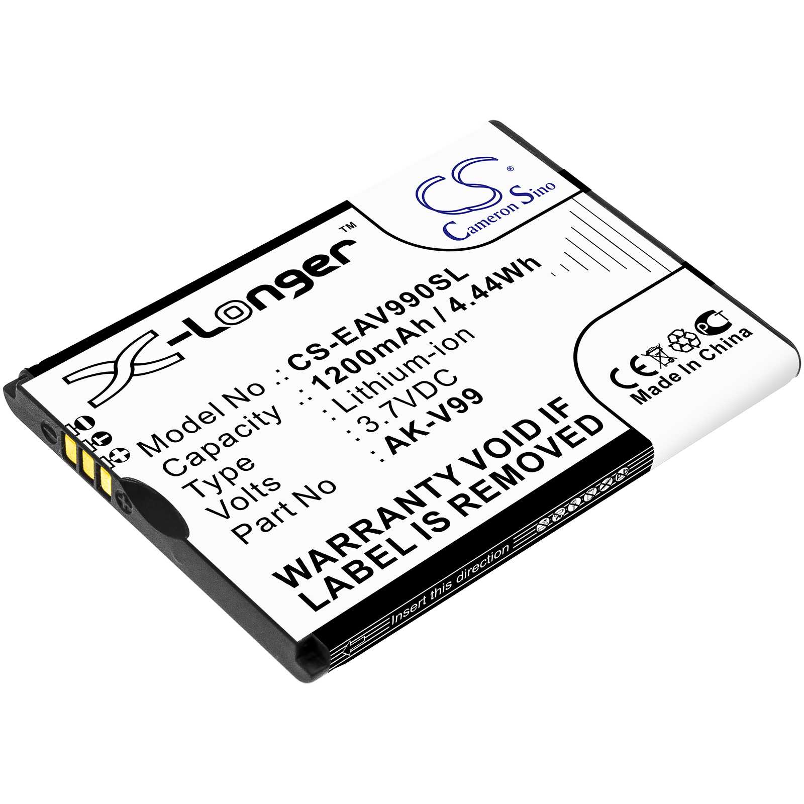 Batteria Li-Polymer 3.82V 1850mAh - CS-IPH173SL