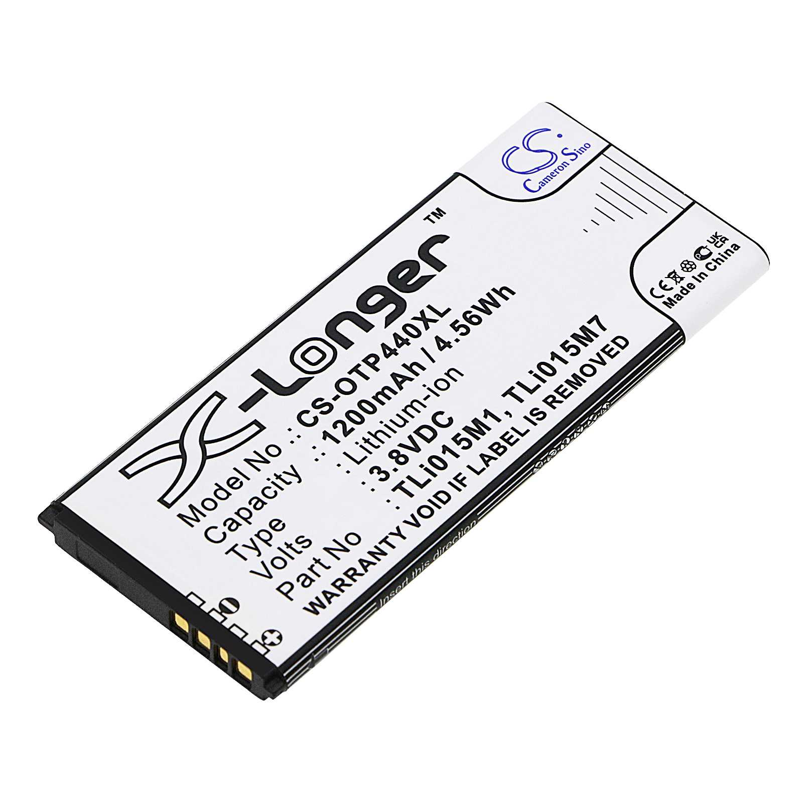 Batteria Li-Polymer 3.82V 3300mAh - CS-IPH610XL