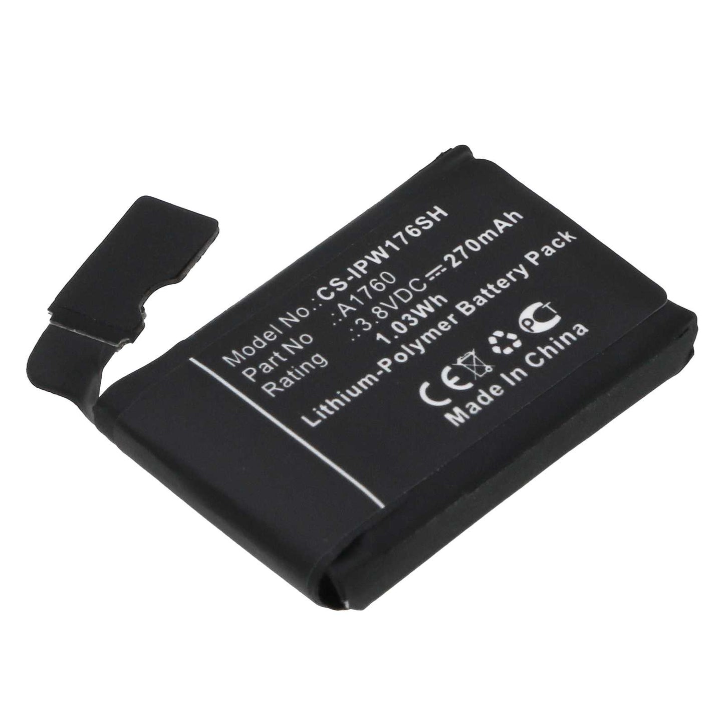 Batteria Li-Polymer 3.8V 200mAh - CS-IPW153SH