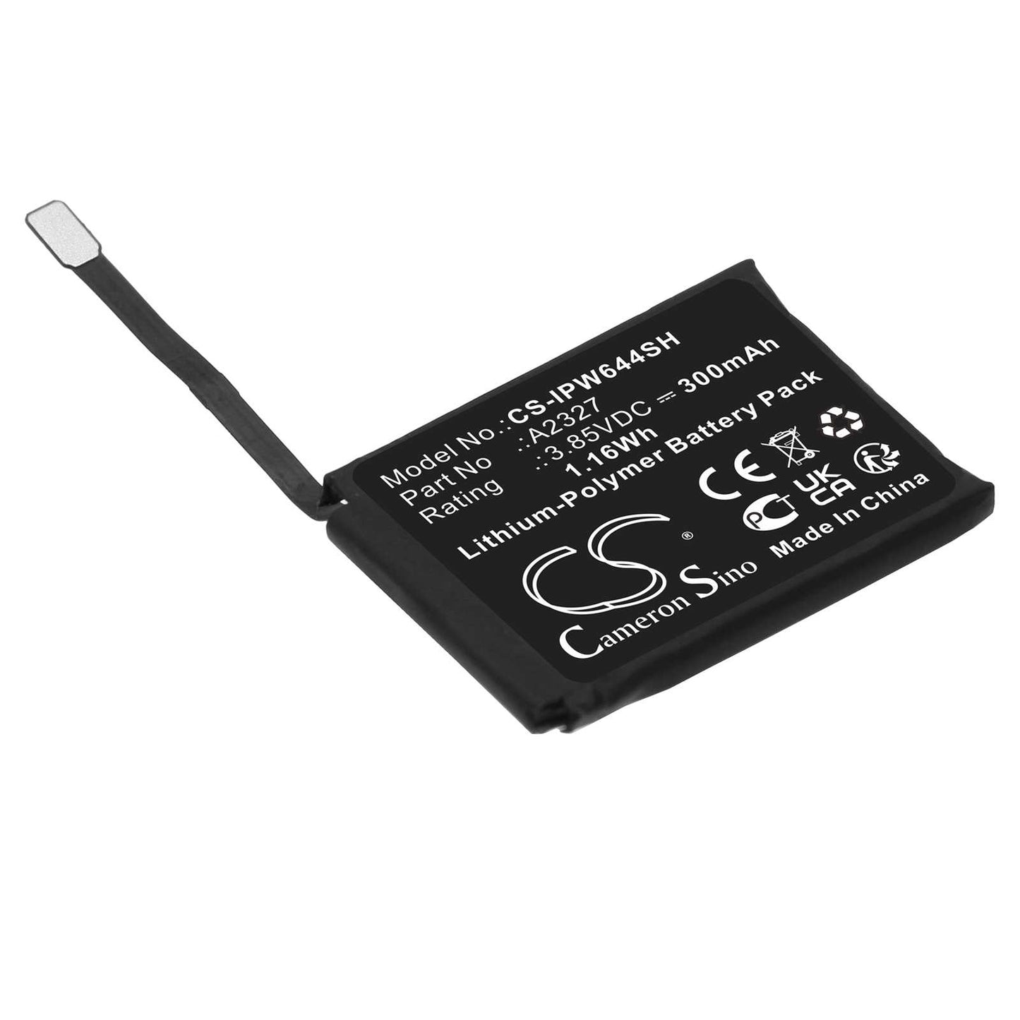 Batteria Li-Polymer 3.85V 260mAh - CS-IPW640SH