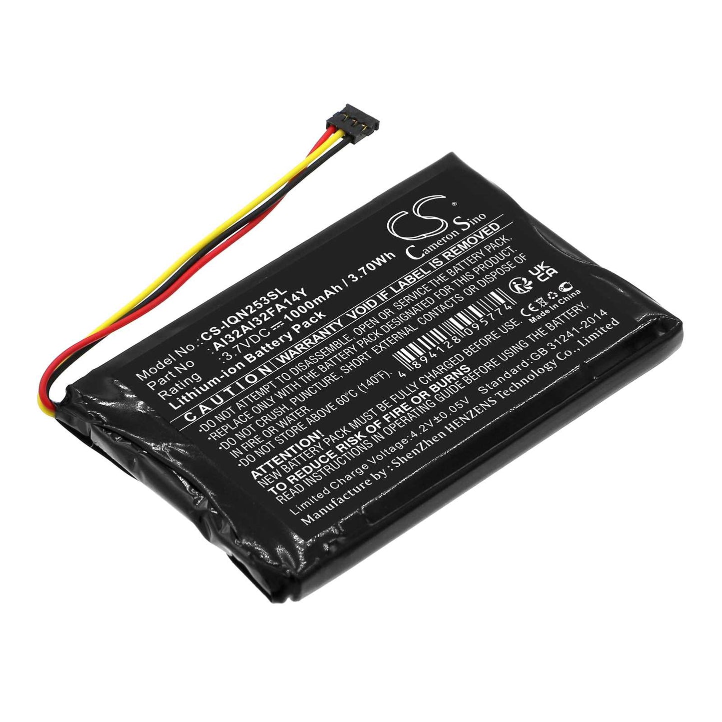 Batteria Li-ion 3.7V 1500mAh - CS-IQN263SL