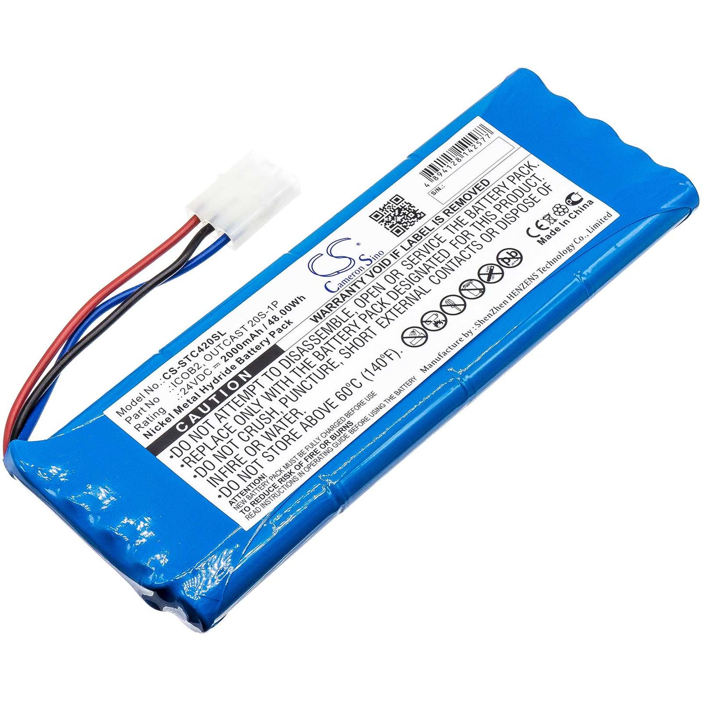 Batteria Li-Polymer 3.7V 1000mAh - CS-JBT613SL