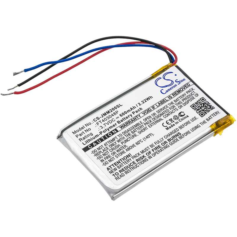 Batteria Li-Polymer 3.7V 800mAh - CS-JMC200SL