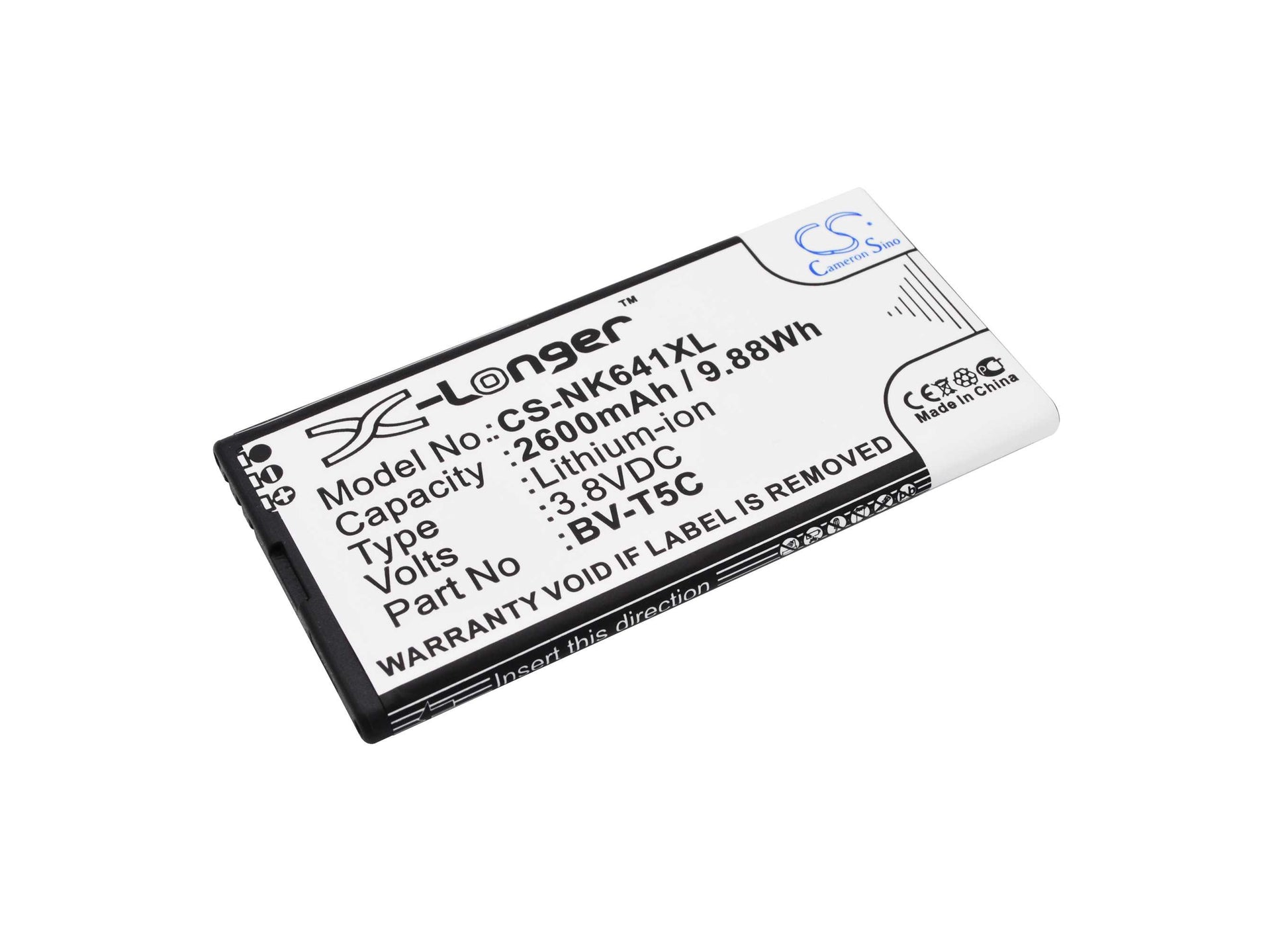 Batteria Li-ion 3.7V 2000mAh - CS-KMT452SL