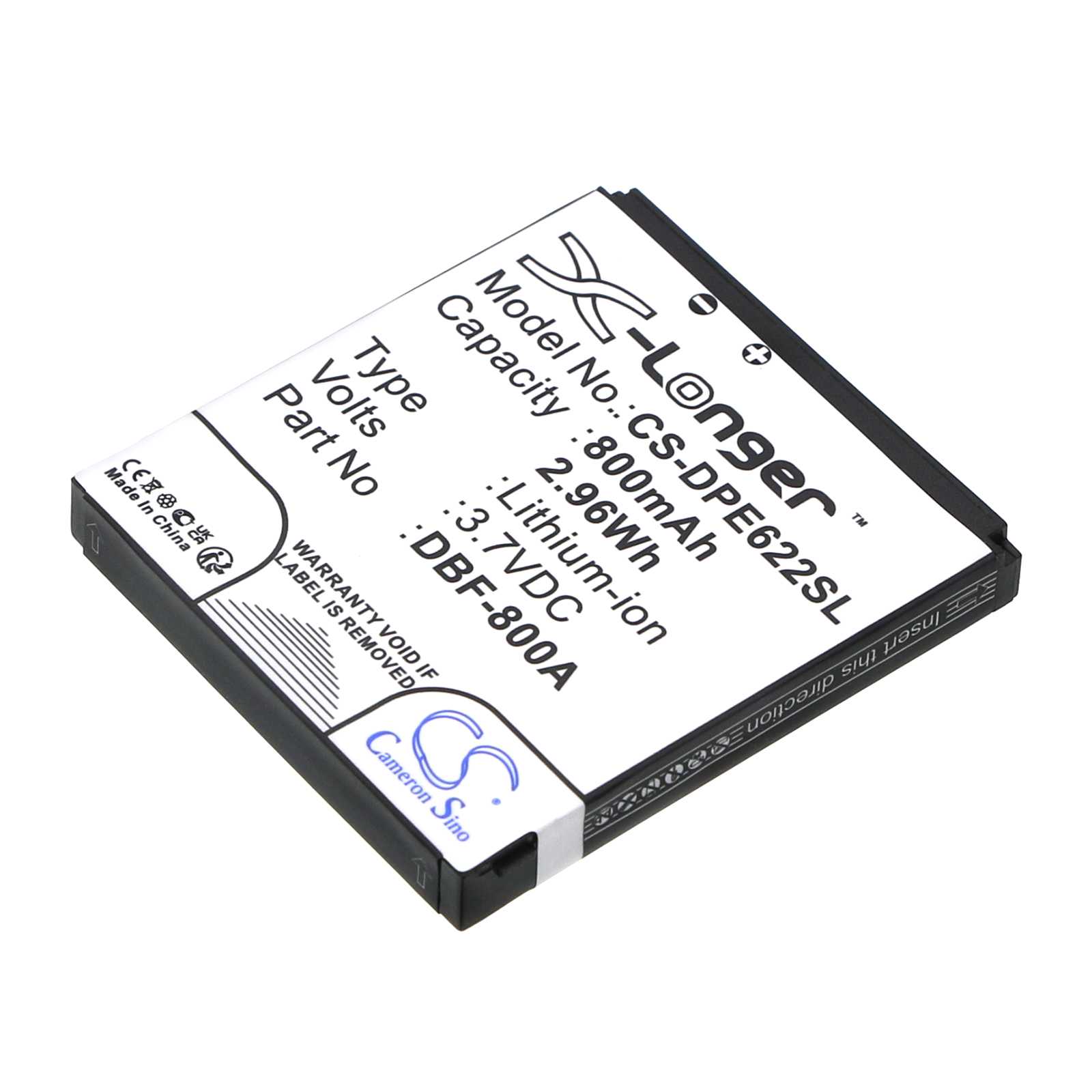 Batteria Li-ion 3.7V 950mAh - CS-KYS215XL