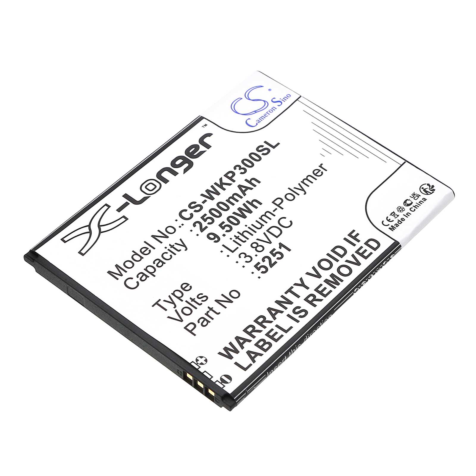 Batteria Li-ion 3.8V 1900mAh - CS-LMS345XL