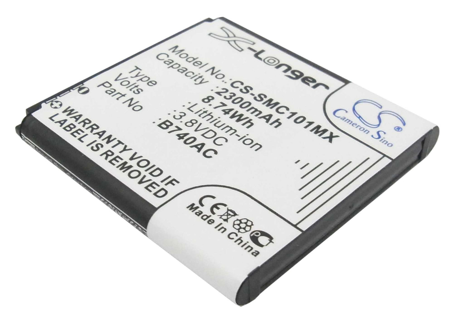 Batteria Li-ion 7.4V 1100mAh - CS-LPE10MX