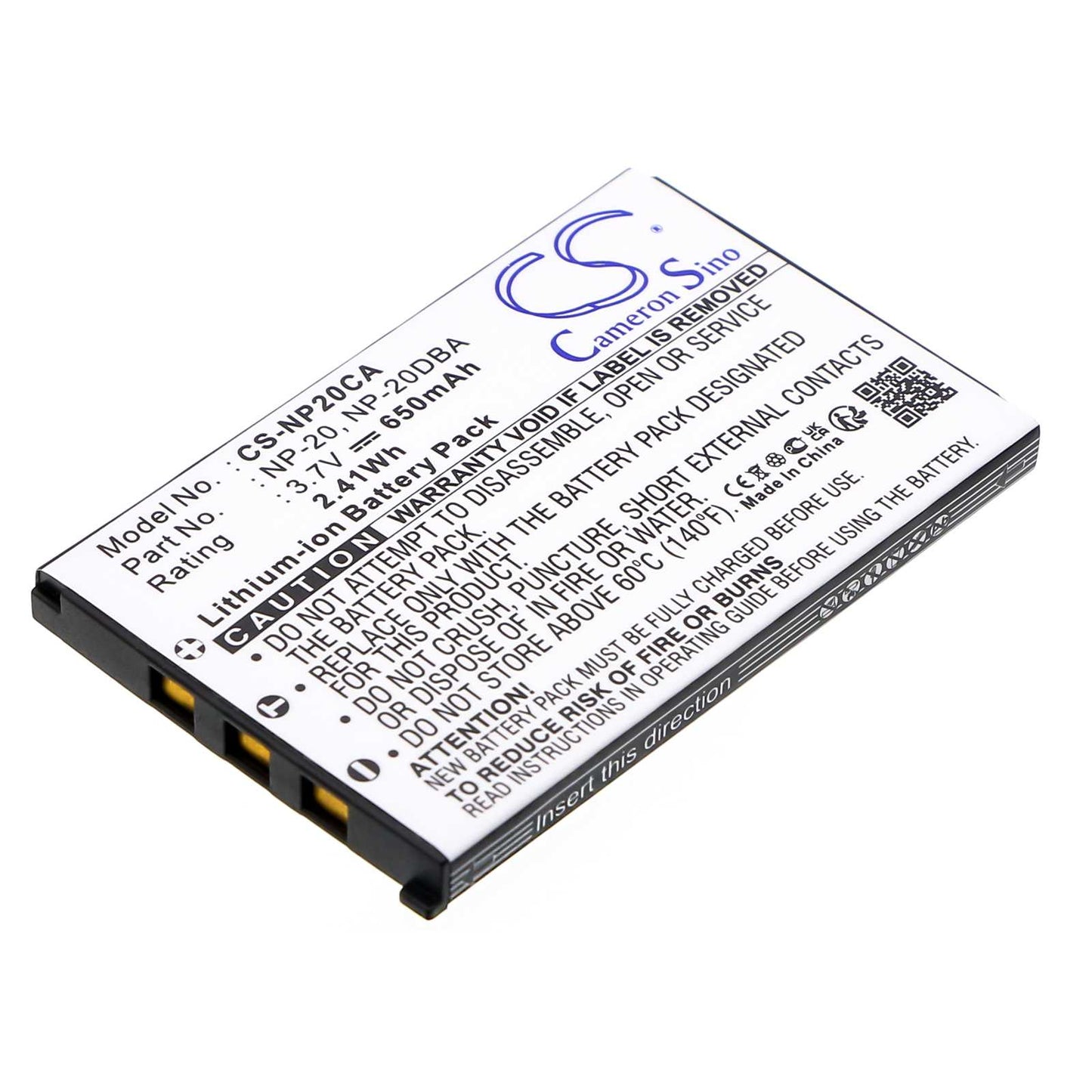 Batteria Li-ion 7.4V 800mAh - CS-LSM80