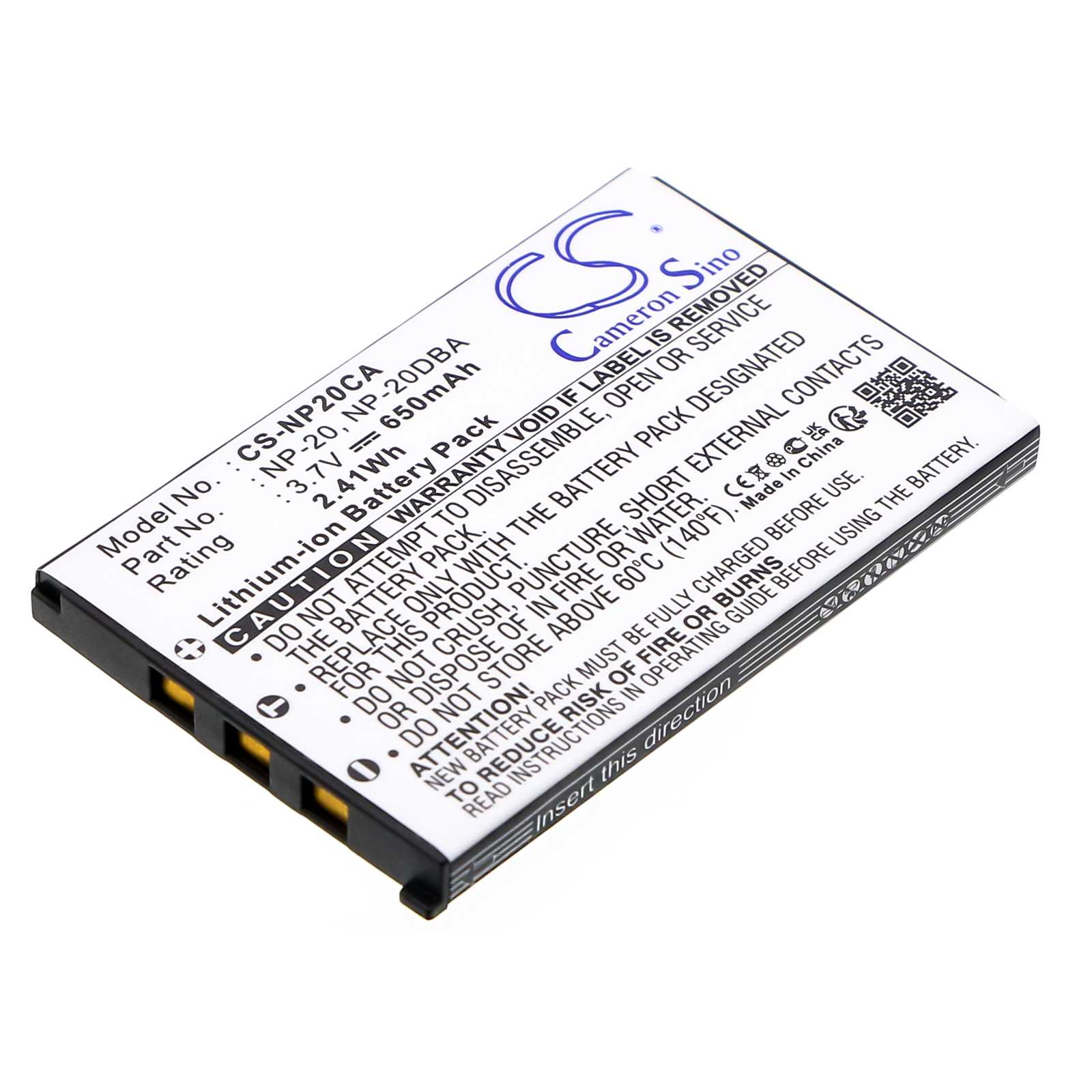 Batteria Li-ion 7.4V 800mAh - CS-LSM80
