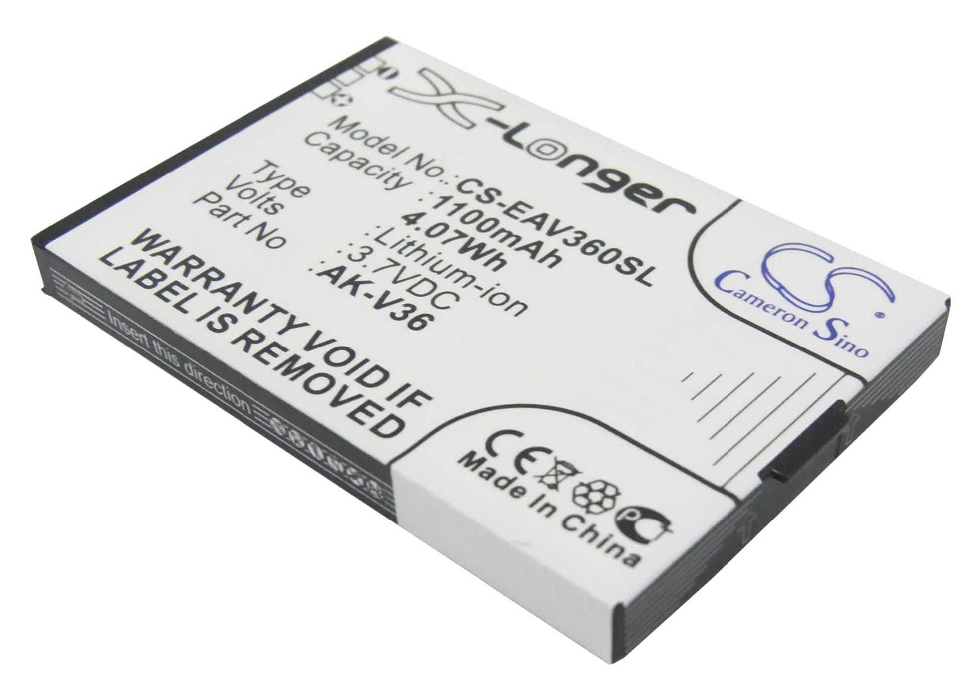 Batteria Li-ion 3.7V 700mAh - CS-LVN251SL