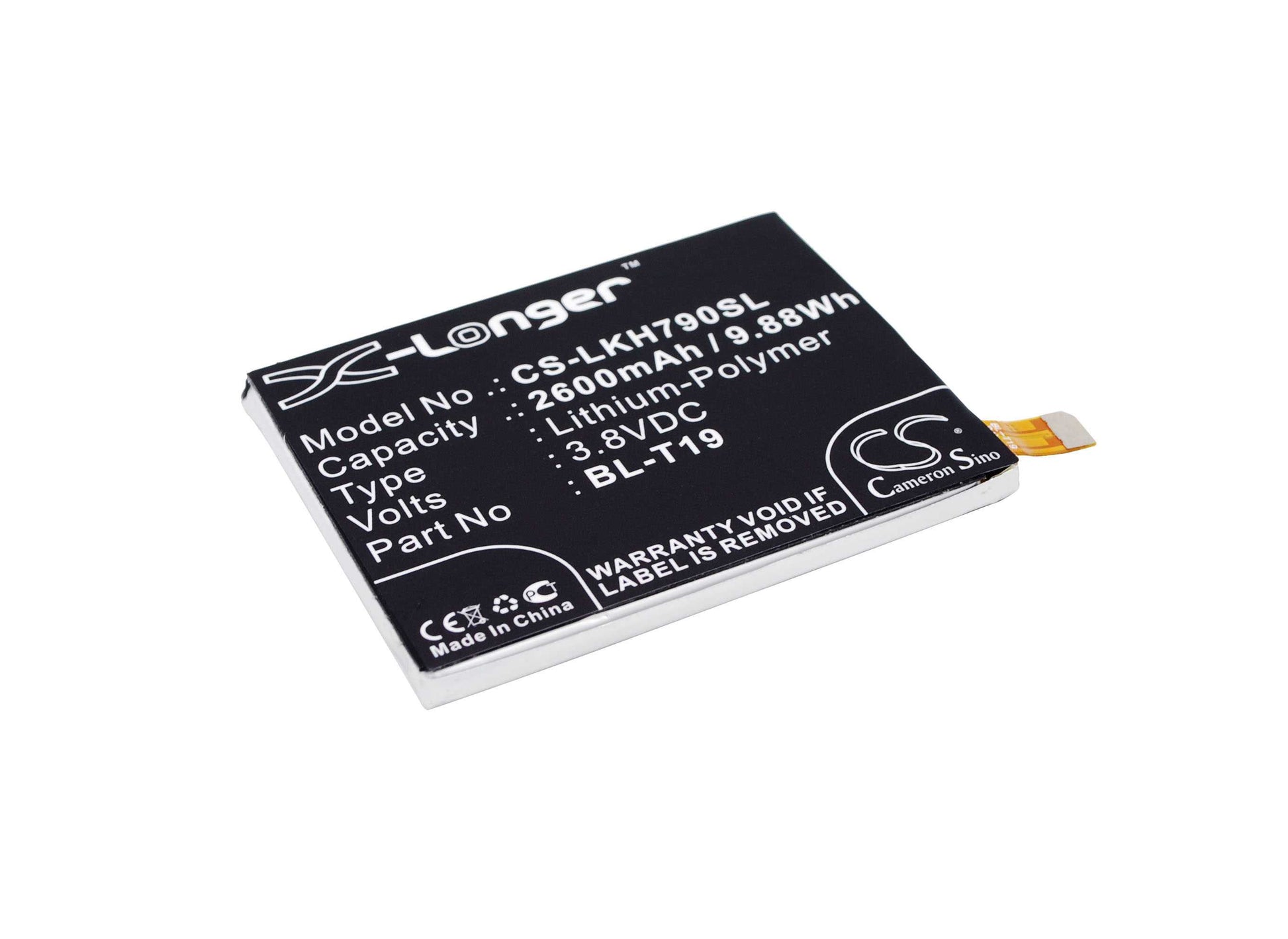 Batteria Li-Polymer 3.8V 4000mAh - CS-LVZ100SL