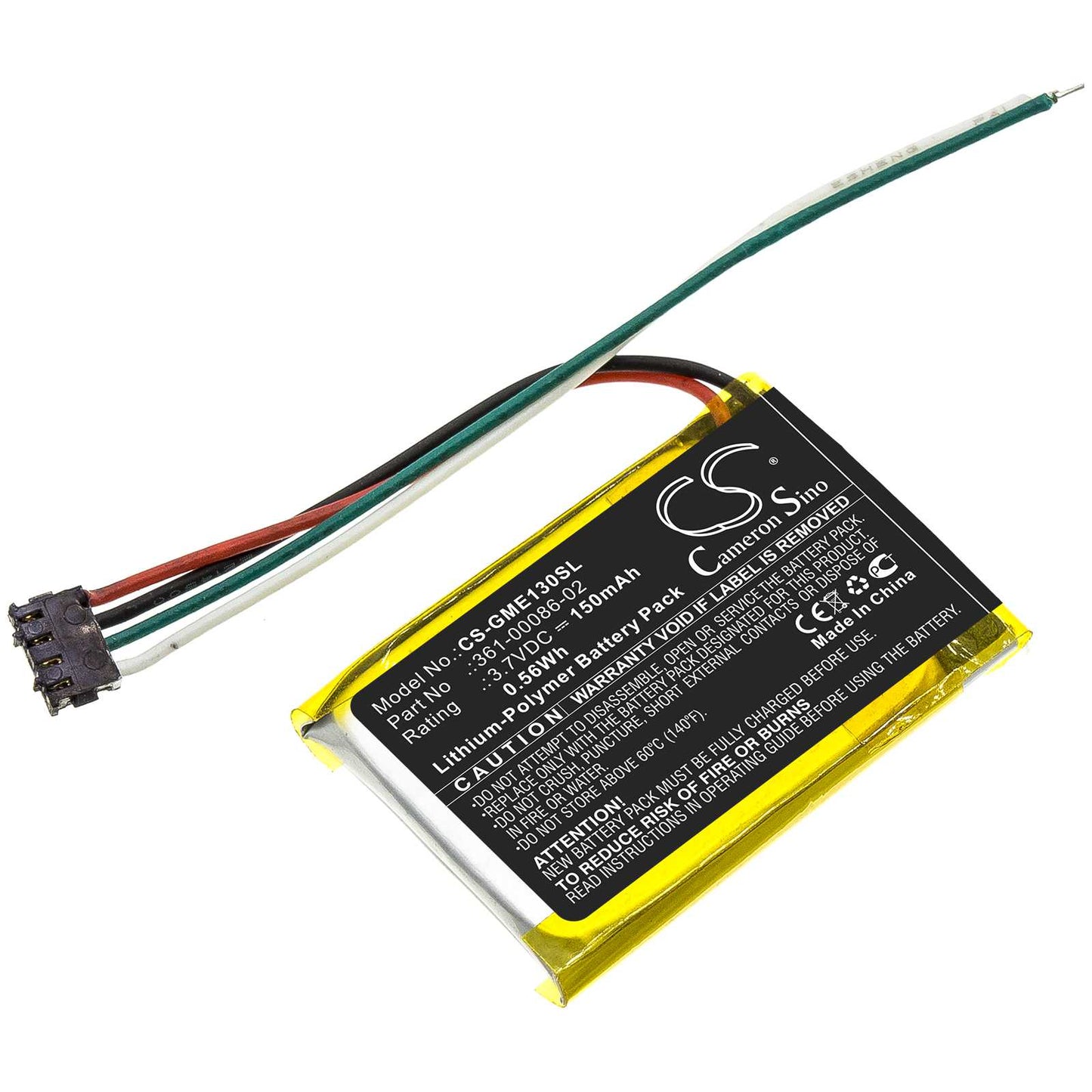 Batteria Li-ion 3.7V 700mAh - CS-MGC100SL