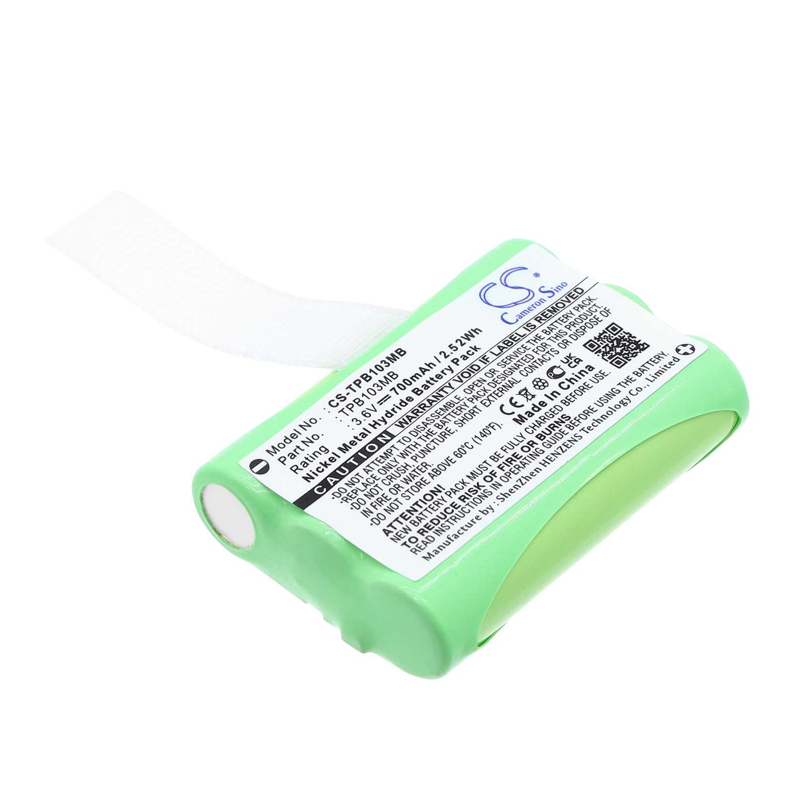 Batteria Ni-MH 2.4V 300mAh - CS-MTP11MB