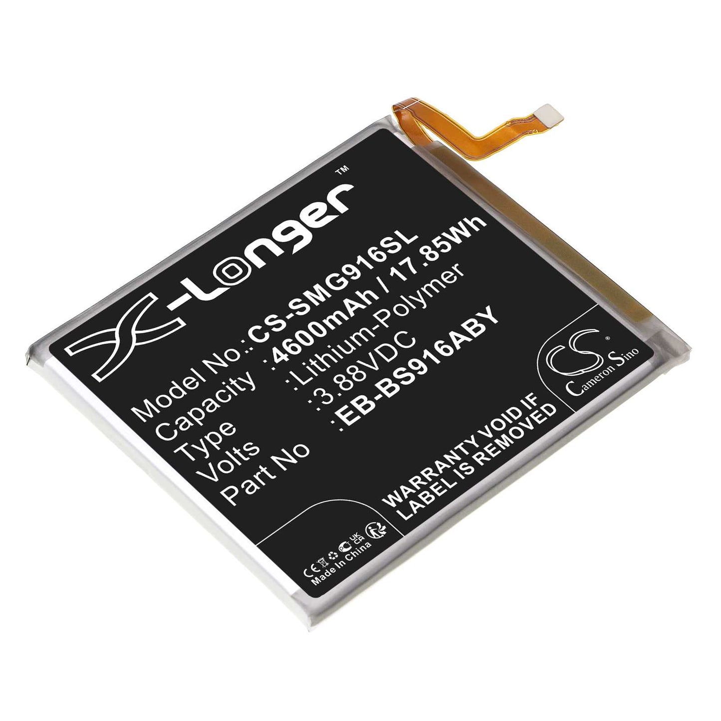 Batteria Li-Polymer 3.89V 4750mAh - CS-MUM410SL