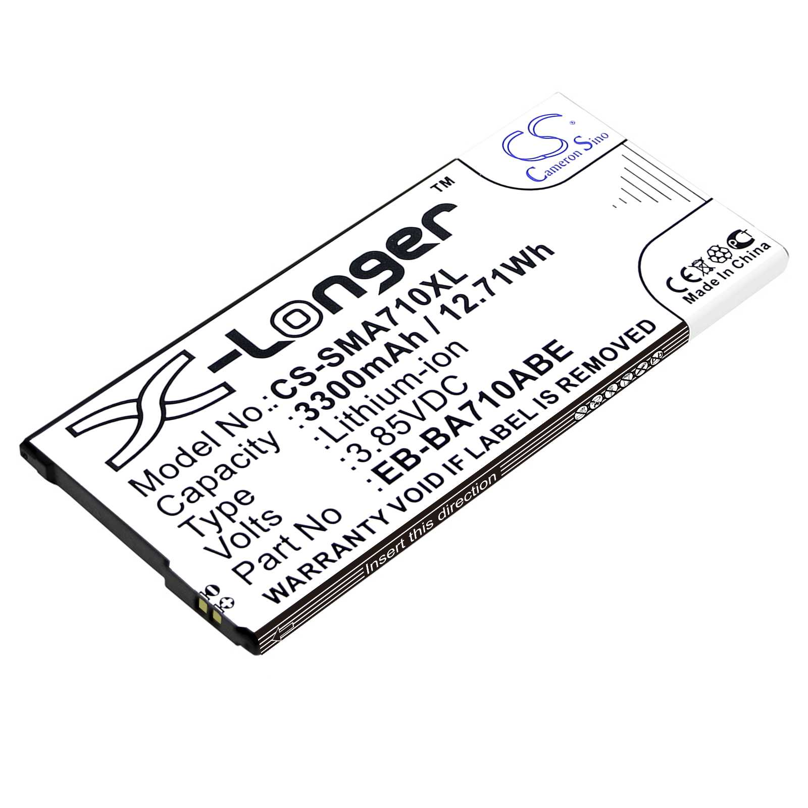 Batteria Li-Polymer 3.85V 3700mAh - CS-MUM550SL