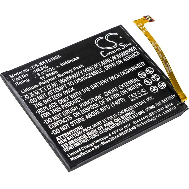 Batteria Li-Polymer 3.85V 3000mAh - CS-MUX200SL