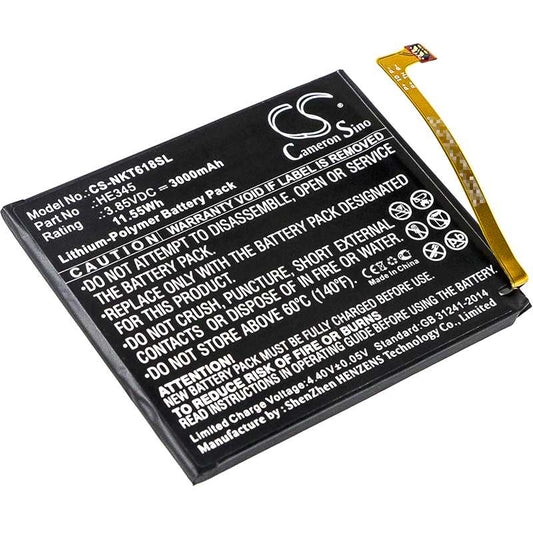 Batteria Li-Polymer 3.85V 3000mAh - CS-MUX200SL