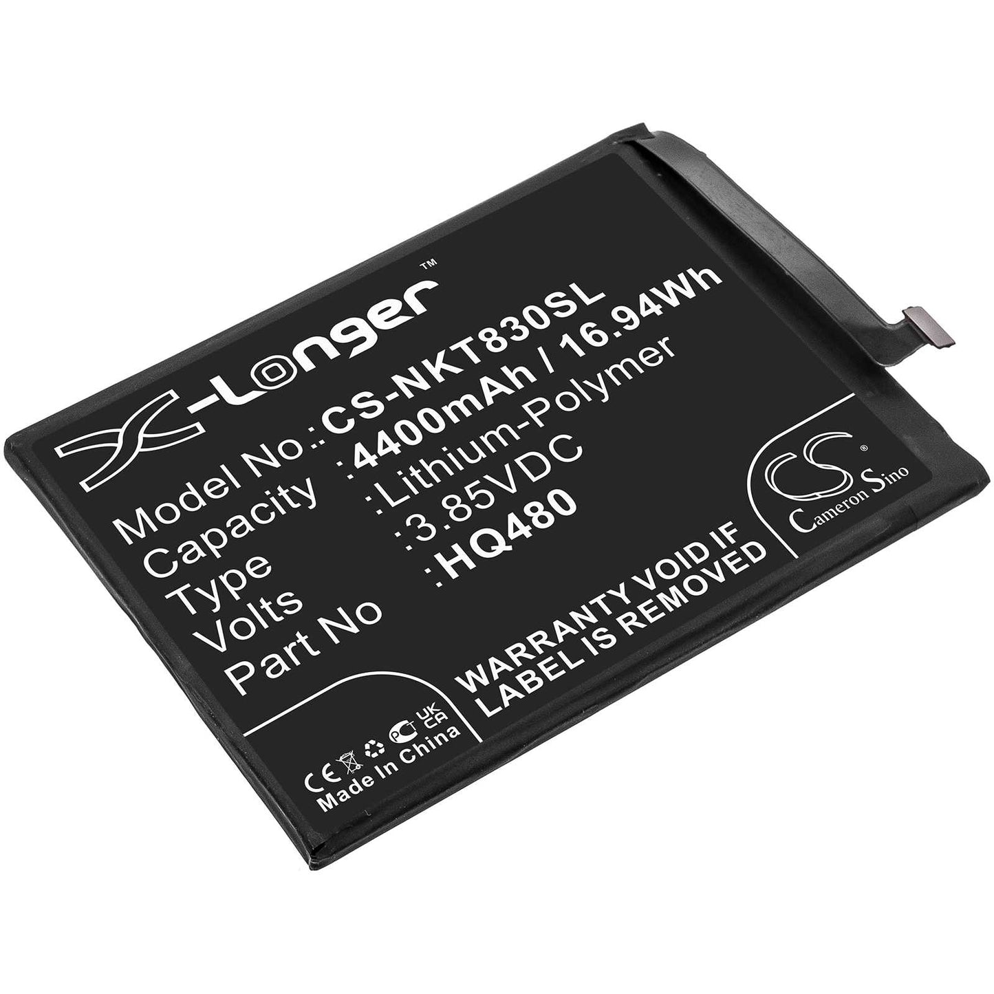 Batteria Li-Polymer 3.85V 4850mAh - CS-MXT207SL