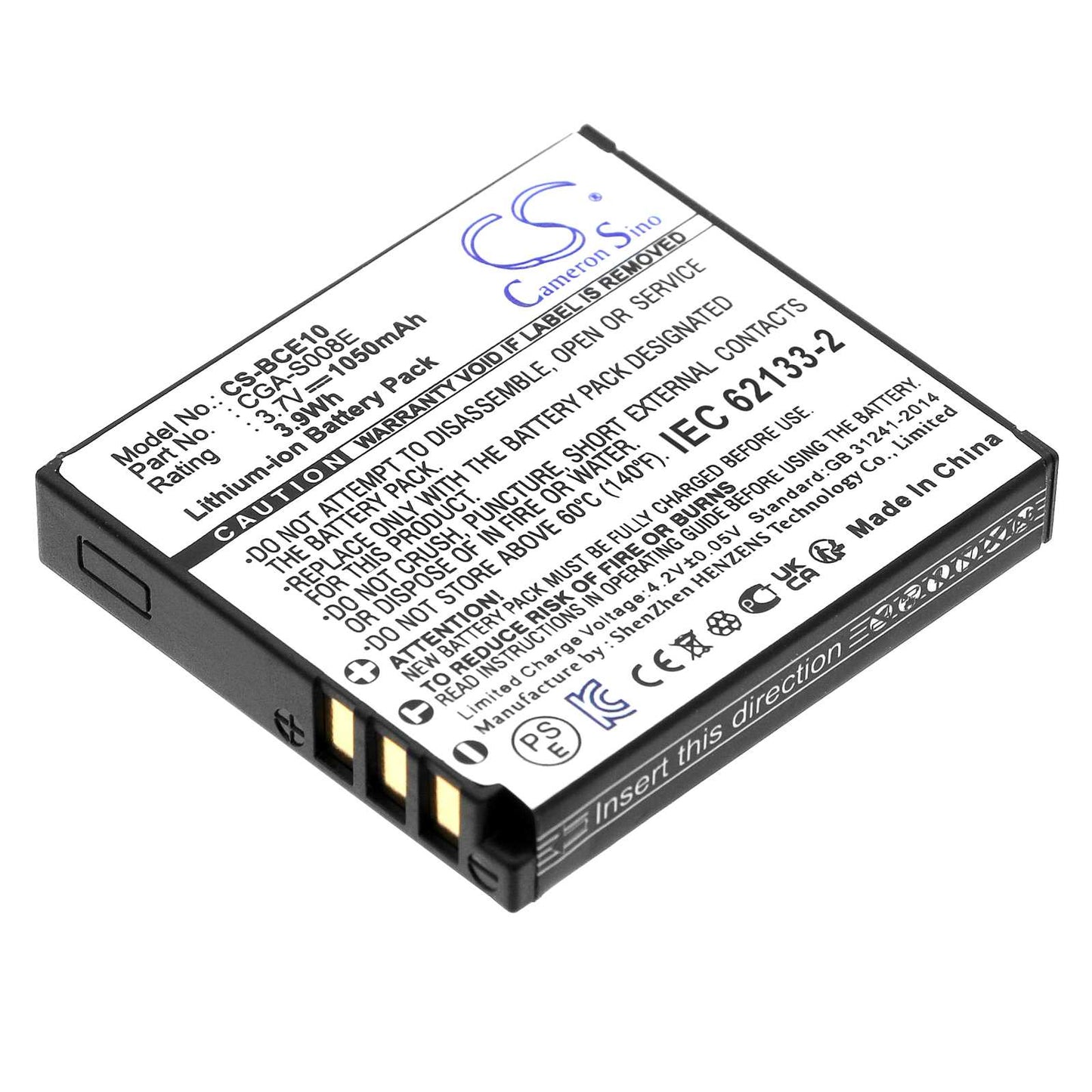 Batteria Li-ion 3.7V 850mAh - CS-NB6L