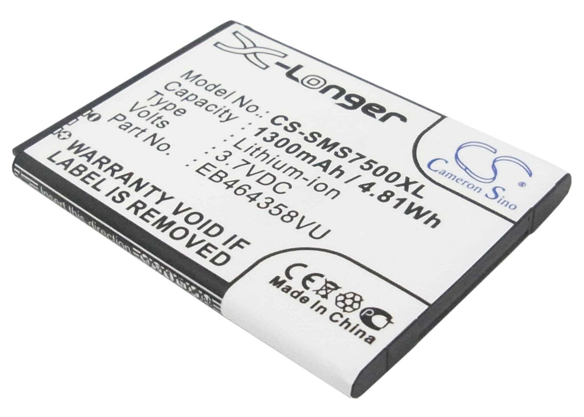 Batteria Li-ion 3.7V 1650mAh - CS-NK820XL