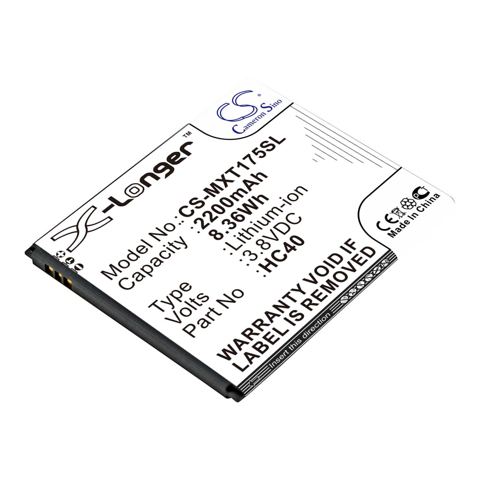 Batteria Li-Polymer 3.85V 2900mAh - CS-NKT104SL