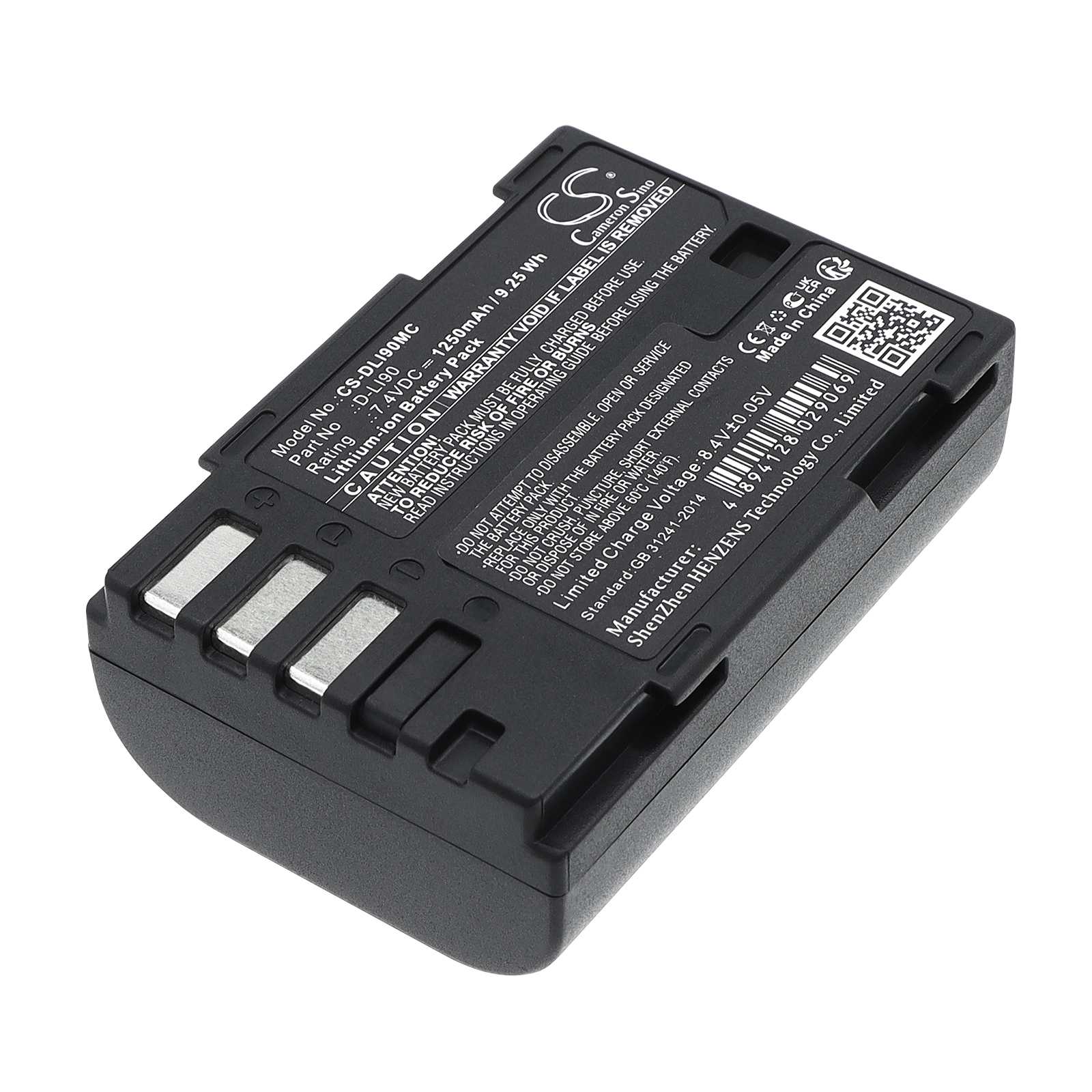 Batteria Li-ion 3.7V 1950mAh - CS-NP90CA