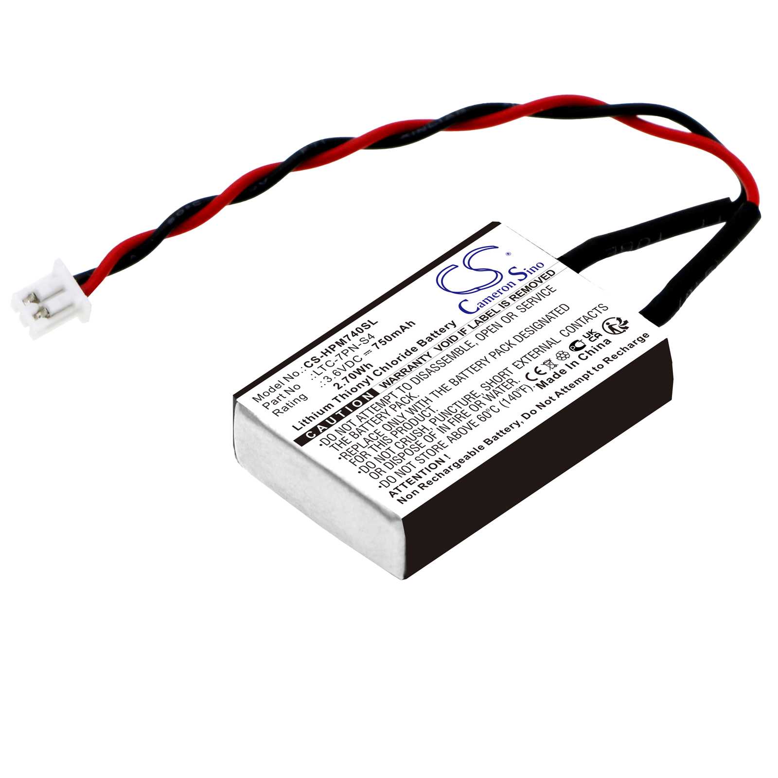 Batteria Li-SOCl2 3.6V 1700mAh - CS-OMC200SL