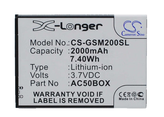 Batteria Li-ion 3.7V 2100mAh - CS-OPF900SL