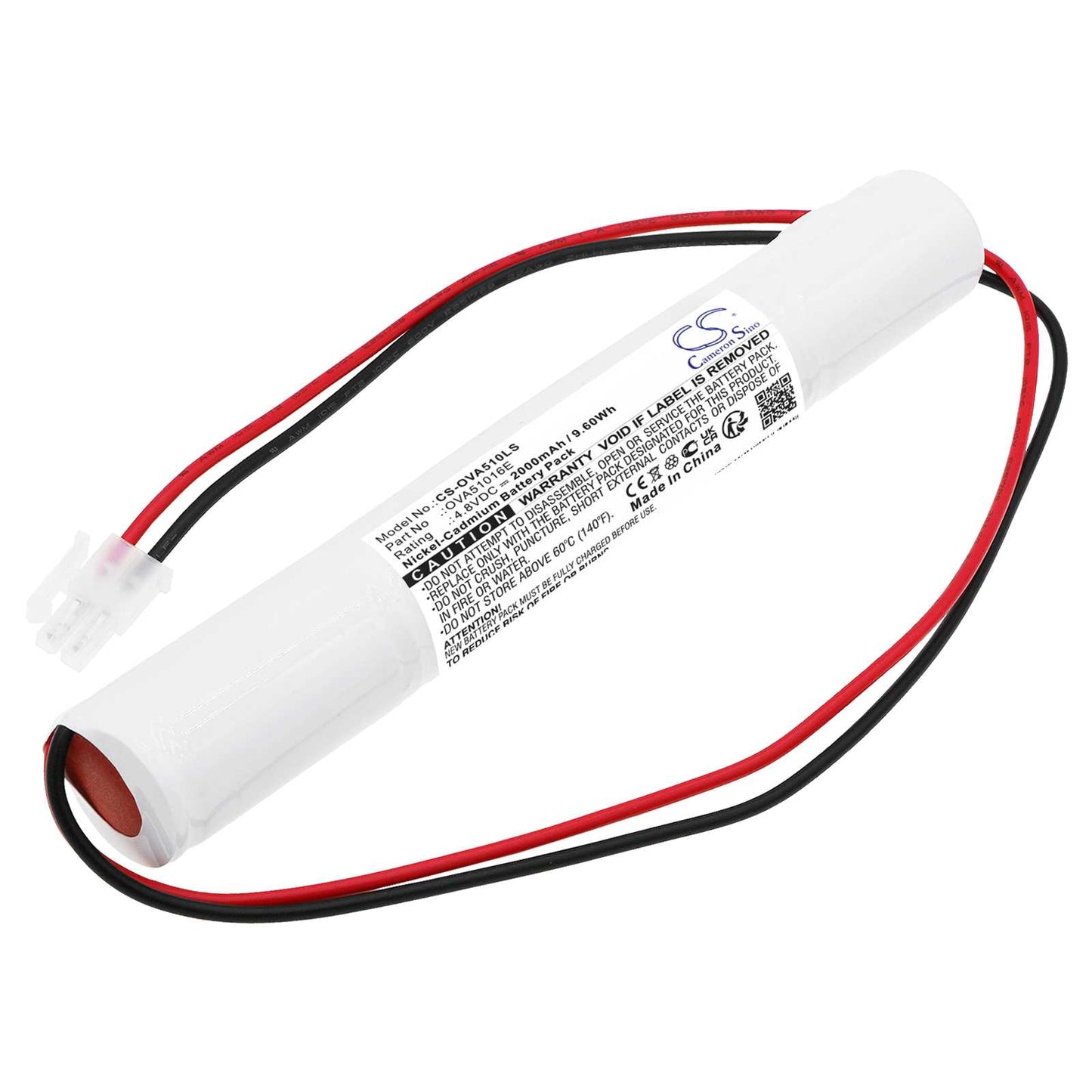 Batteria Ni-CD 2.4V 800mAh - CS-OVA120LS