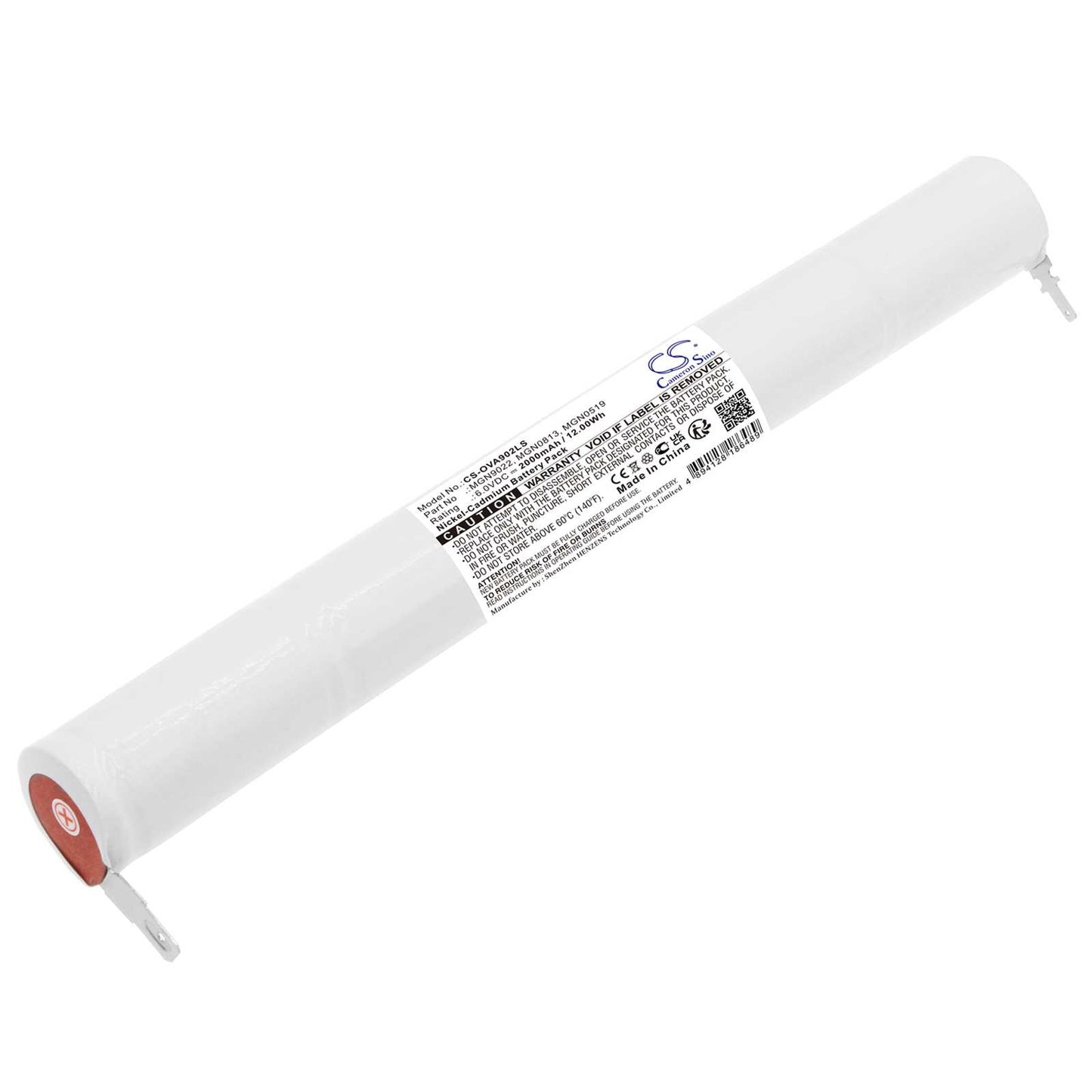 Batteria Ni-CD 4.8V 2000mAh - CS-OVA510LS