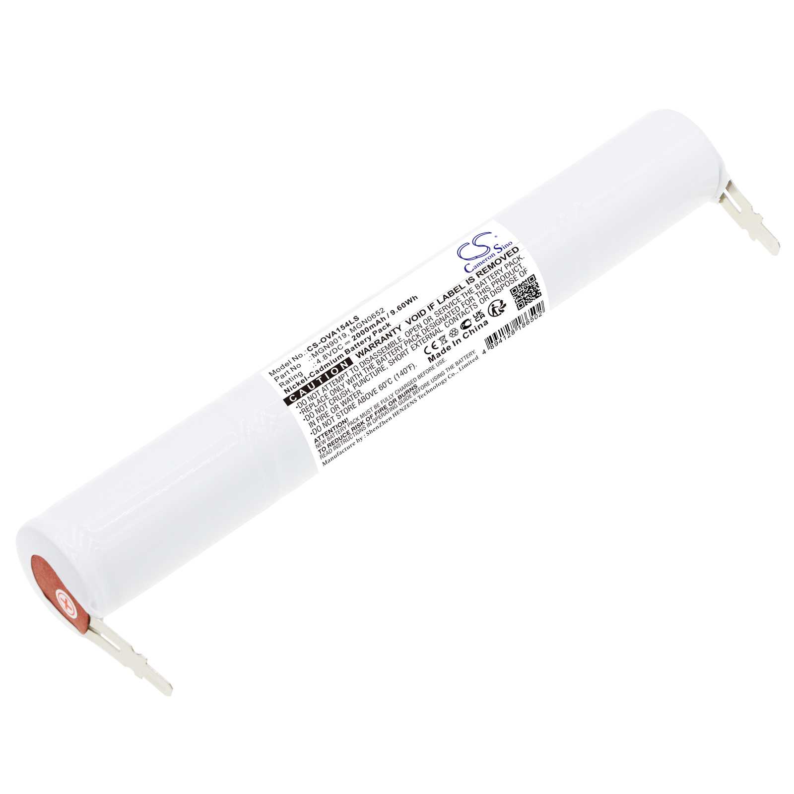 Batteria Ni-CD 6V 2000mAh - CS-OVA902LS